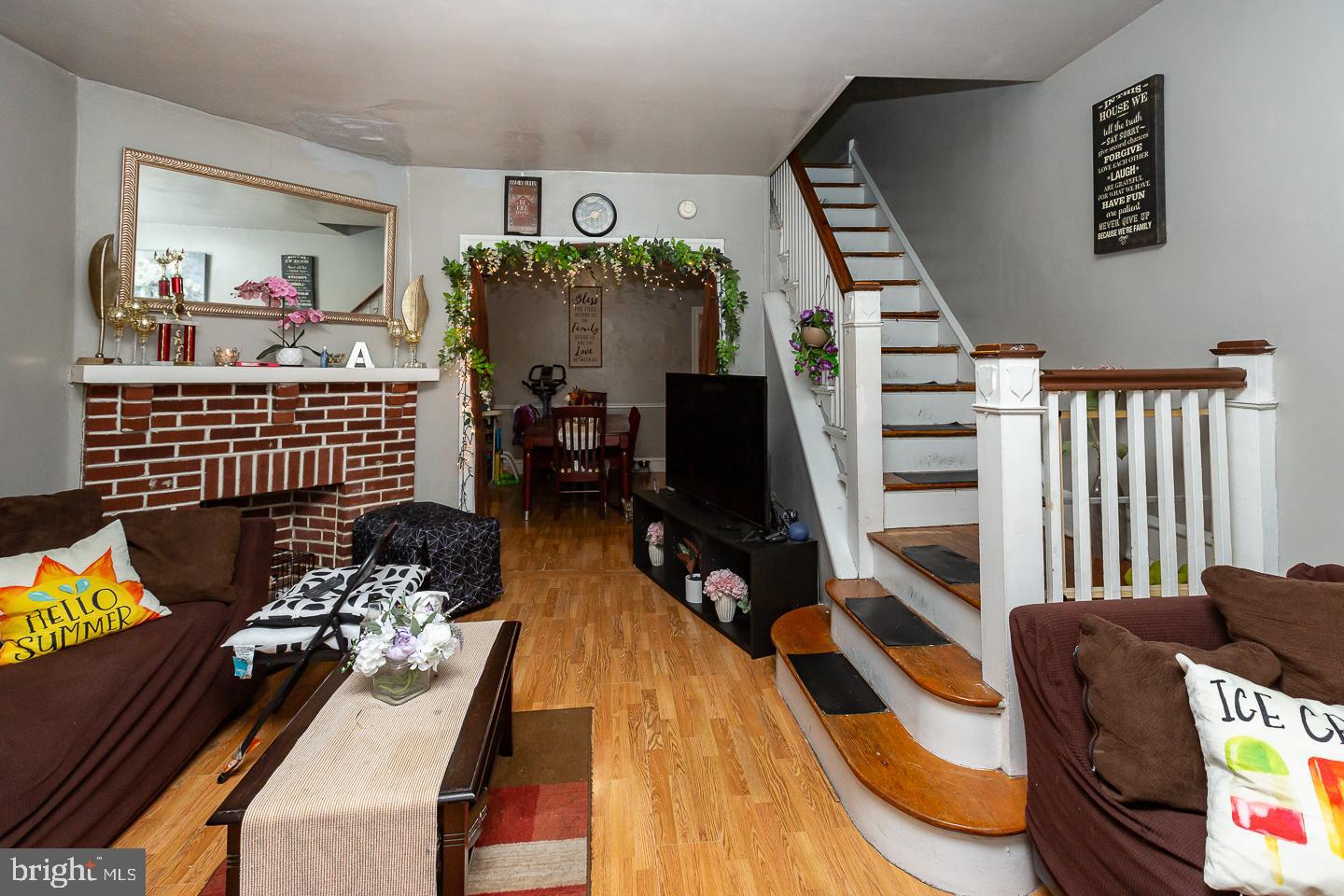 Welcome to 6923 Forrest Ave in the West Oak Lane neighborhood of Philadelphia! As you approach the home you will be greeted by a front porch perfect for relaxing. Entering the property there is a cozy living room with fireplace mantle, separate dining space and kitchen with a gas range. The second floor offers 3 bedrooms and a hall bath. There is a finished basement with a bathroom,  separate storage and laundry. This home is in move in ready condition waiting for its new owners to put their own personal touches/ upgrades in. Parking will not be an issue on this block as it is on a wide double sided street for ample parking. Additionally this property has a driveway in the rear and 1 car attached gargae. This location is also central to major highways such as 309, 476 (turnpike) and easy routes to get to other parts of the the city. There is plenty of shops, restaurants and much more in this area.

**This property has a brand new rubber roof that was installed in Feb 2024 with roof warranty paperwork.