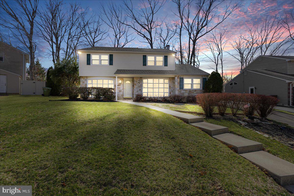 **Multiple offers received - please note we have an offer deadline of 5PM Tuesday 3-25. Welcome to 3206 E Bruce Drive, in the heart of Dresher, Upper Dublin Township! From the moment you walk in you'll note the neutral color palette, lots of natural light, and the care with which the current owners have maintained it for you - the next homeowner :). Step inside - the bright foyer gives you ample vision into the carpeted family room, the hardwood floored dining room, both with large bow windows  - the second family room with fireplace, all at a glance. Move back toward the kitchen - the large eat-in variety - replete with lots of cabinet space, a full complement of appliances including a natural gas cooktop,  and a huge breakfast nook - which leads out to literally one of the largest interior brick patio/sunrooms I've ever seen - could be the biggest you've seen too! This 860sq ft space is an entertainment paradise, huge windows, a wet bar! Completing the first floor - a large bonus room/office/guest bedroom with lots of storage closets, a large laundry room and a half bath. Upstairs - note the large bedroom sizes - the primary suite with hardwood flooring and tons of closets/storage space, and a primary bath to match! Three other notably large bedrooms with a mix of newer carpeting and hardwood - believed to all be hardwood underneath. The hall bath - nicely updated recently with tile backsplash and shower doors. Outside - a gorgeous somewhat private yard - easily fenced with neighboring fences already in place, and a brand new shed for your storage convenience! All this within minutes of Thomas Fitzwater Elementary School, close to the Turnpike, area shopping - and of course the rest of the award-winning Upper Dublin School District. Your beautiful new home in Upper Dublin Township awaits...see it now!