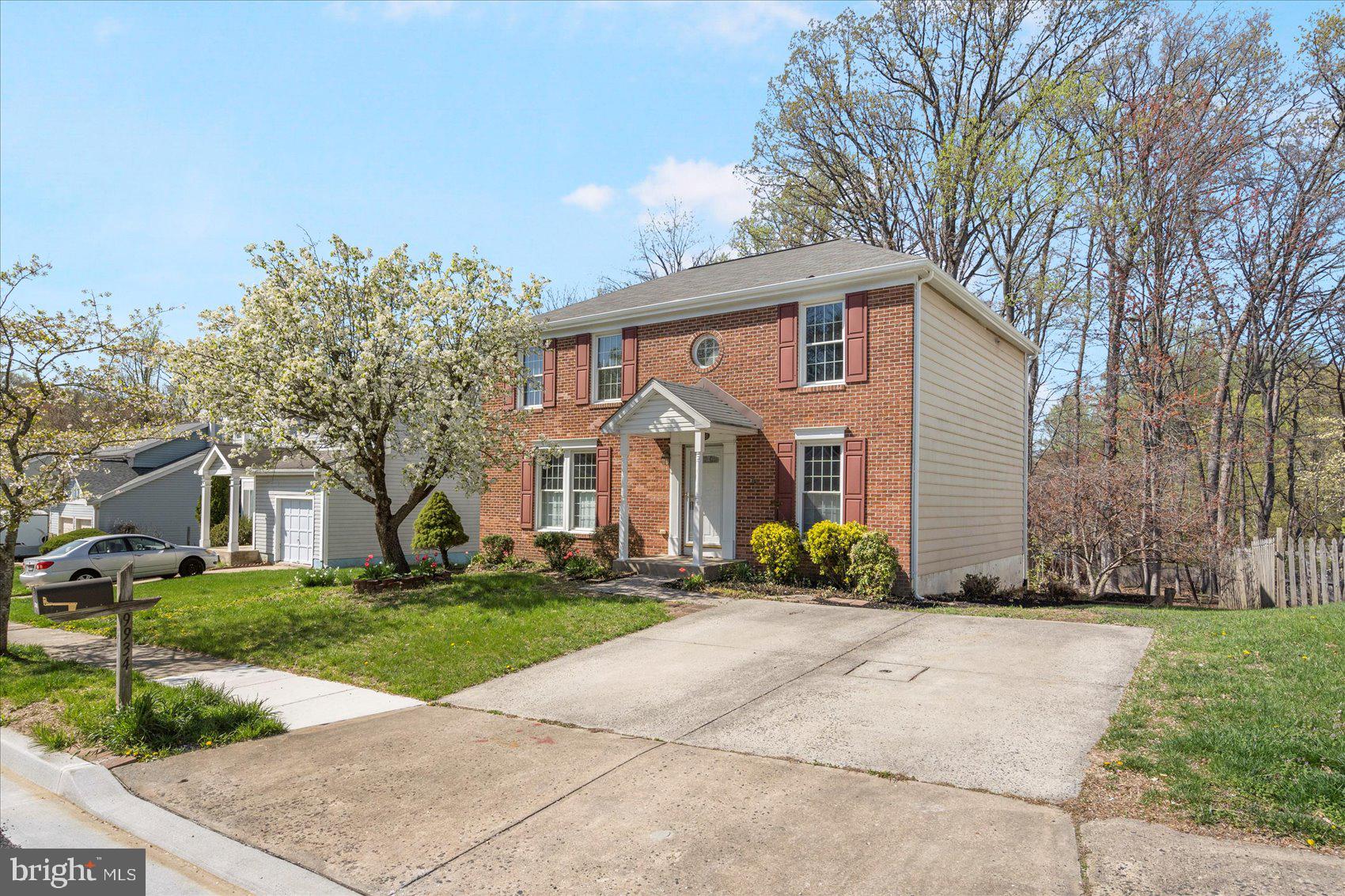 Refreshed and Ready to Go is this 4 Bed / 2.5 Bath Brick Front Colonial in the Desirable Community of Britinay Hill. The home offers a Spacious Front Living Room, Separate Dining Room, Eat In Kitchen and Family Room off the Kitchen with Wood Burning Fireplace. The 2nd floor offers 4 bedrooms to include the large primary bedroom and primary bath with double vanity, soaking tub and step in shower. The hall bath offers a double vanity, tub/shower combo and a sky lite to provide plenty of natural light. The home offers the convenience of 2nd floor laundry. The full unfinished but improved lower level offers a fresh start to the next owner with a rough in for another bathroom and walk out level to the back of the property with wooded views. The back covered screened in deck offers a great space for entertaining and a soothing space for tranquil mornings and evenings to sit out and experience all that nature brings. This home is awaiting your arrival!!!!!