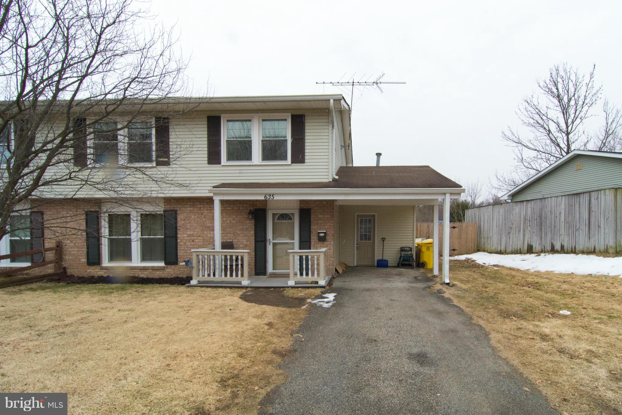 Please allow 24 hr notice to show unless showing after 5 pm Fantastic opportunity to purchase an updated 2 level, 3 bedroom, 3 bathroom home in Odenton. HVAC-5 years old, New water heater, New oven, New dishwasher, New tub enclosure, Large fenced in yard, with an attached carport. Pergo floors on the main level of the home, freshly updated bathroom upstairs. Close to NSA/Fort Meade, Annapolis, DC