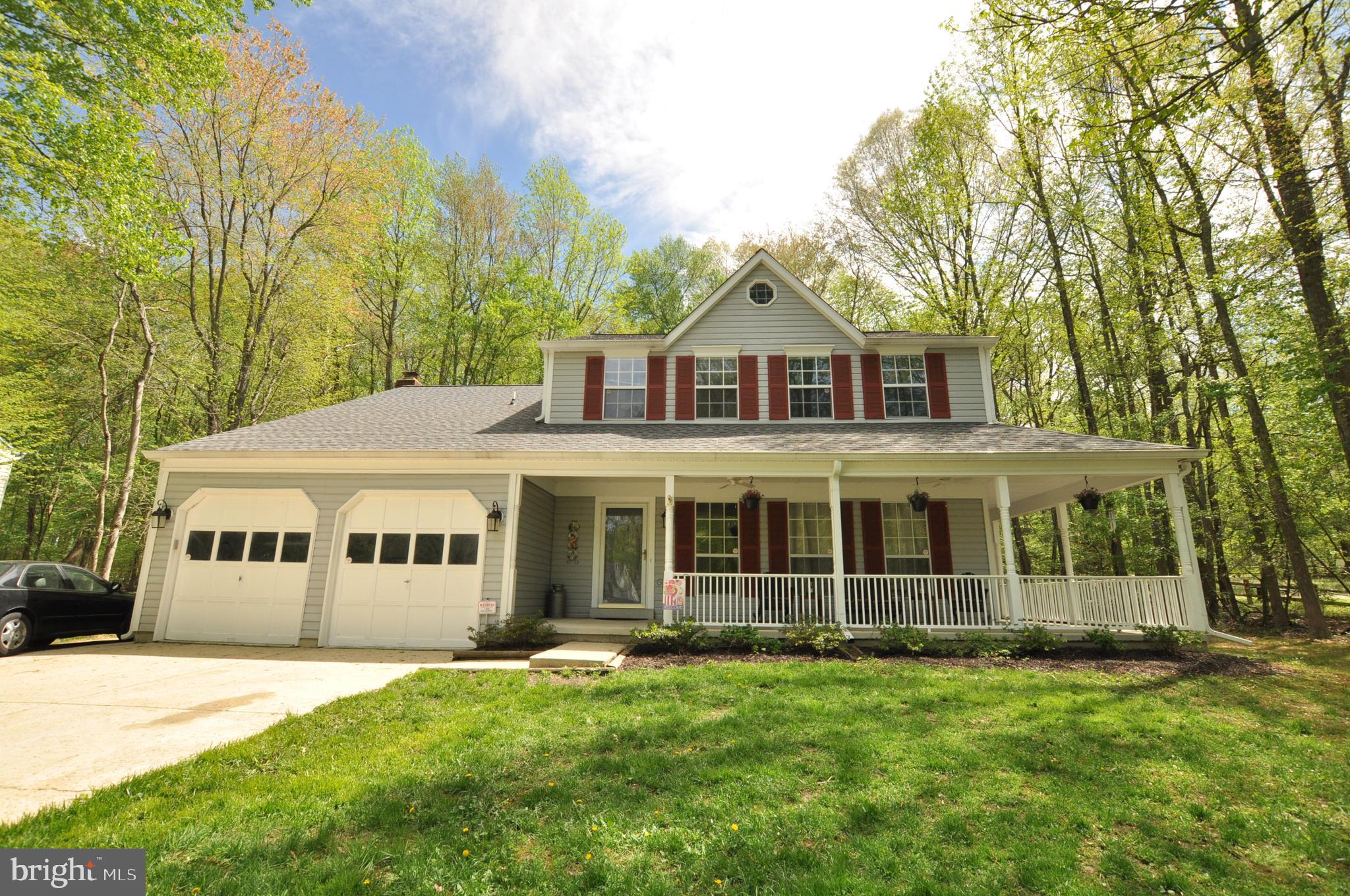 BIG BOLD BEAUTY!! This beautiful, fresh and updated spacious home is ready for you to move right in! The welcoming foyer leads to a well-designed open kitchen, breakfast area and family room. An entertainer s dream   the rooms on the main level flow nicely and offer plenty of space and storage areas. There is easy access to the large deck (22x24) and back yard. The 22x28 Great Room addition offers a huge walk in closet with floor to ceiling shelves and an office with another large closet. The large dining room has gorgeous hardwood floors and a big bay window and French doors that lead to the front wrap around porch. The easy-care flooring is great for anyone who has pets. The fully equipped kitchen was remodeled in 2016 and features granite-look easy care counters and Stainless-Steel appliances. The stylish master bedroom with en-suite remodeled (2015) master bath features 2 large walk-in closets. There are 3 other generously sized bedrooms on the upper level with easy to care for wood laminate flooring. There is even a laundry chute, to help make it easier to enjoy living here! There is also an abundance of parking with the oversized driveway! Sellers have provided many new items in this home; In 2015   all bathrooms remodeled, 2016   Kitchen remodeled, Wood laminate flooring on upper level. 2017, Roof   50 years GAF Architectural shingles and new skylights.  New Gutters and downspouts with maintenance free Gutter-Guards, In 2018    HVAC , Hot Water Heater. Come check out this wonderful home   terrific neighborhood, convenient commute to Washington DC, Joint Base Andrews, National Harbor and Northern Virginia.