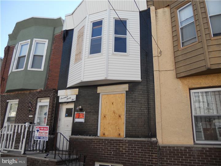 South Philly 3 bedroom house is in need of full rehab, Fair condition All offers will be presented, $2000 deposit and proof of funds will be required, AS IS addendum and buyer is responsible for u/o.  Cash or hard money financing only. All offers will be presented.