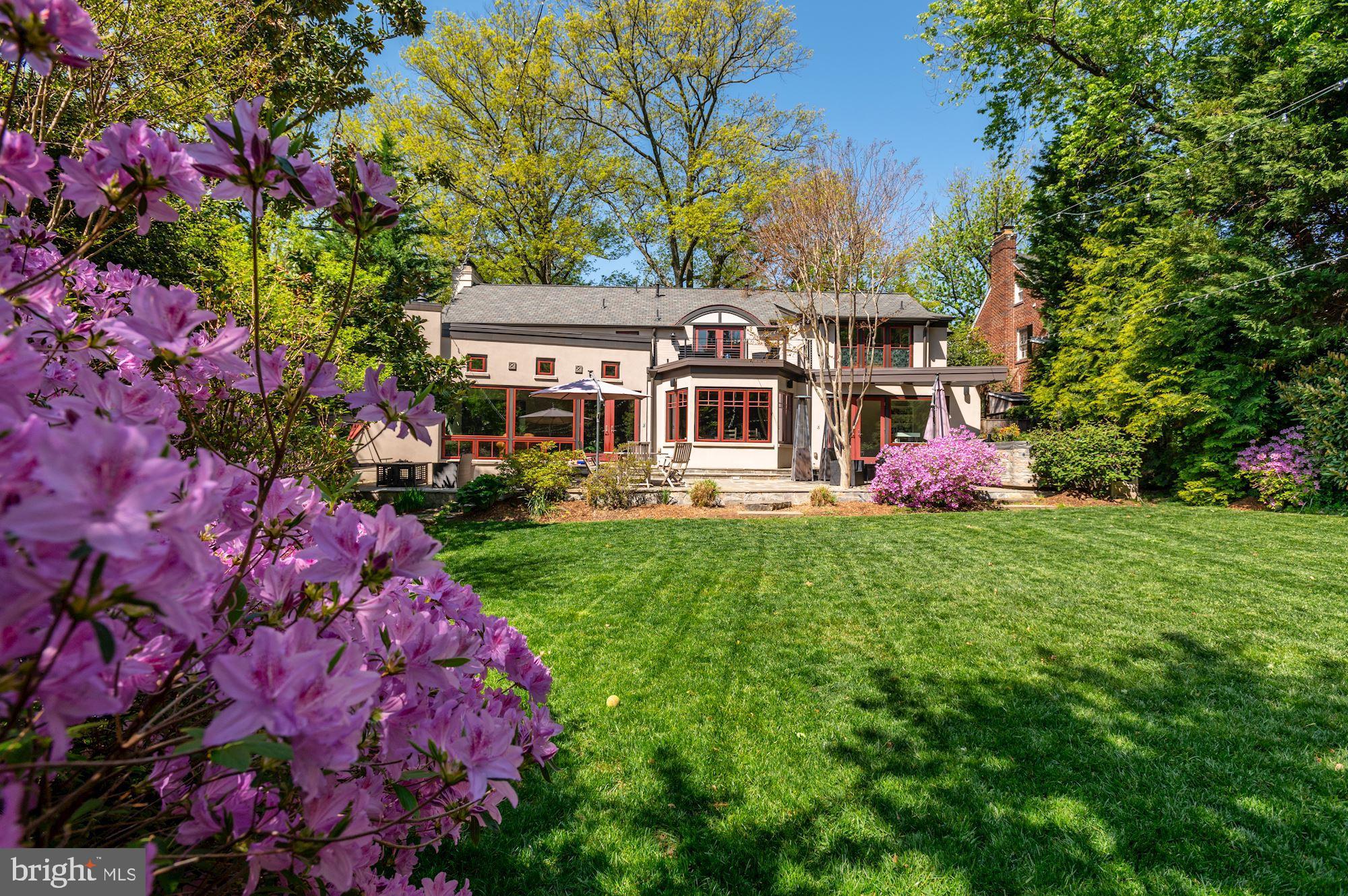 7505 Exeter Road is a modern craftsman-style home that was expertly renovated and expanded in 2012/2013. Thomas Manion of Manion & Associates in partnership with Washington Landmark Builders has transformed and expanded this residence into a stunning 5 Bedroom and 5 Bath property that spans approximately 5600 total square feet. This residence is defined by its incredible rear garden, showcasing an expansive stone Patio that features a Hot Tub and walkout level dining/lounge areas. The 0.30-acre lot is beautifully manicured, including the remarkable rear Garden that has lush blooms and a flat lawn. The thoughtfully designed floor plan is a wonderful blend of formal entertaining rooms and casual household spaces. Quality finishes, timeless design, and contemporary features come together to form a one-of-a-kind showpiece.

Edgemoor is Bethesda’s premier neighborhood with a sensational location that is approximately 2 blocks from Bethesda Elementary School and half a mile to Downtown Bethesda. This is a superb opportunity to have the convenience of being within walking distance to popular boutiques, cafes, restaurants, and amenities – all while enjoying the comforts of an expansive custom-built home with an incredible outdoor oasis.