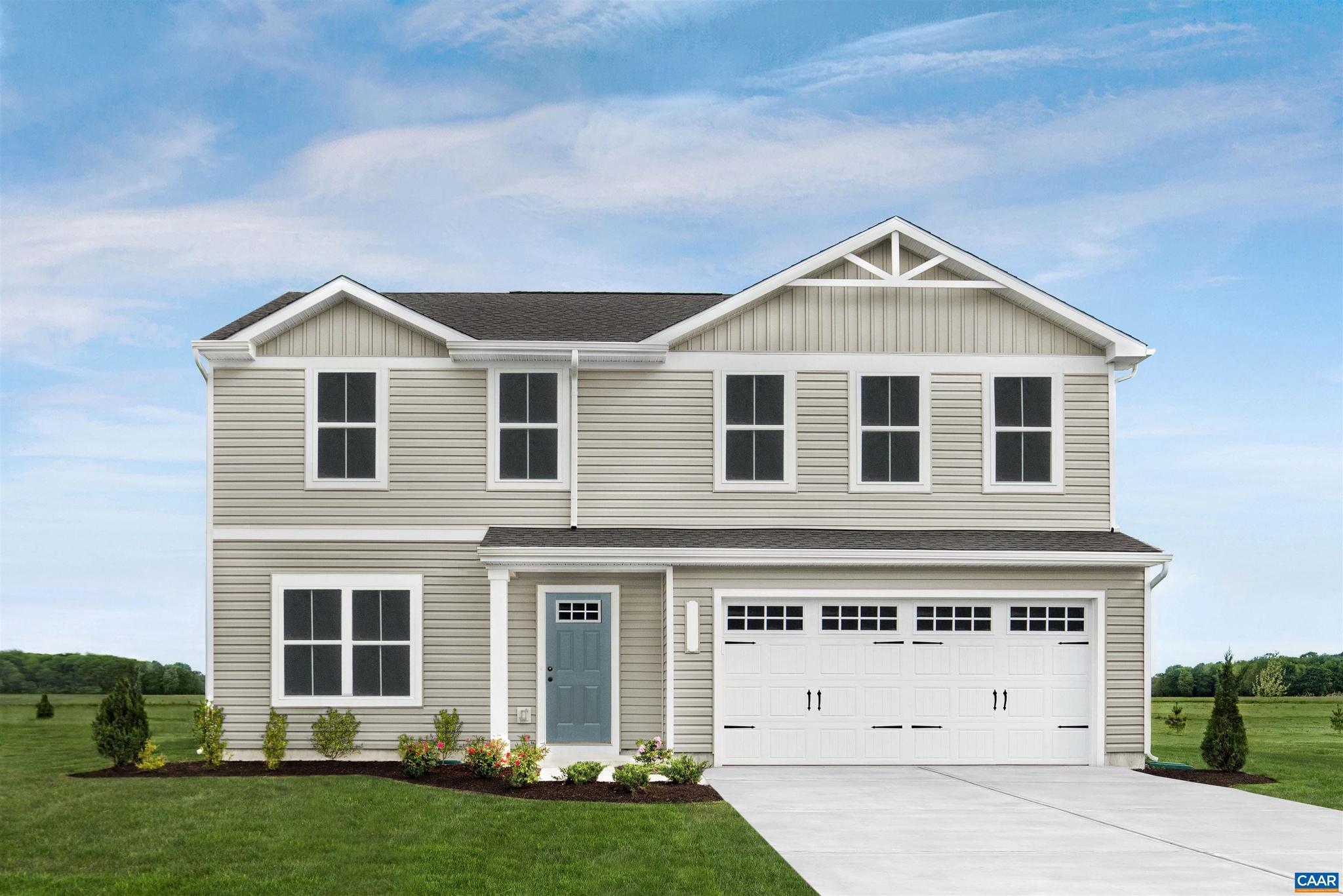 Creekside 2-Story featured Model Home, the Cedar! This floorplan can be purchased as a to be built and features 4 bedrooms, 2 and a half baths and a 2-car garage. Spacious, modern design and high-end finishes throughout, this home offers the ideal living space for families and those who love to entertain! With granite countertops, stainless steel appliances, the Cedar kitchen is perfect for entertaining. Creekside is an amenity rich community featuring 2 pools, clubhouse with fitness center, playground, pickleball courts, walking trails and much more! Located north of Charlottesville off Route 29, set in a peaceful scenic area with beautiful mountain views. By using the latest energy-saving technology, your utility bills will be reduced significantly! Also, take advantage of our $15,000 in savings towards your new home purchase! Every new home in Creekside is tested, inspected, and HERS scored by a third-party energy consultant and inspector.,Granite Counter,Maple Cabinets,Painted Cabinets