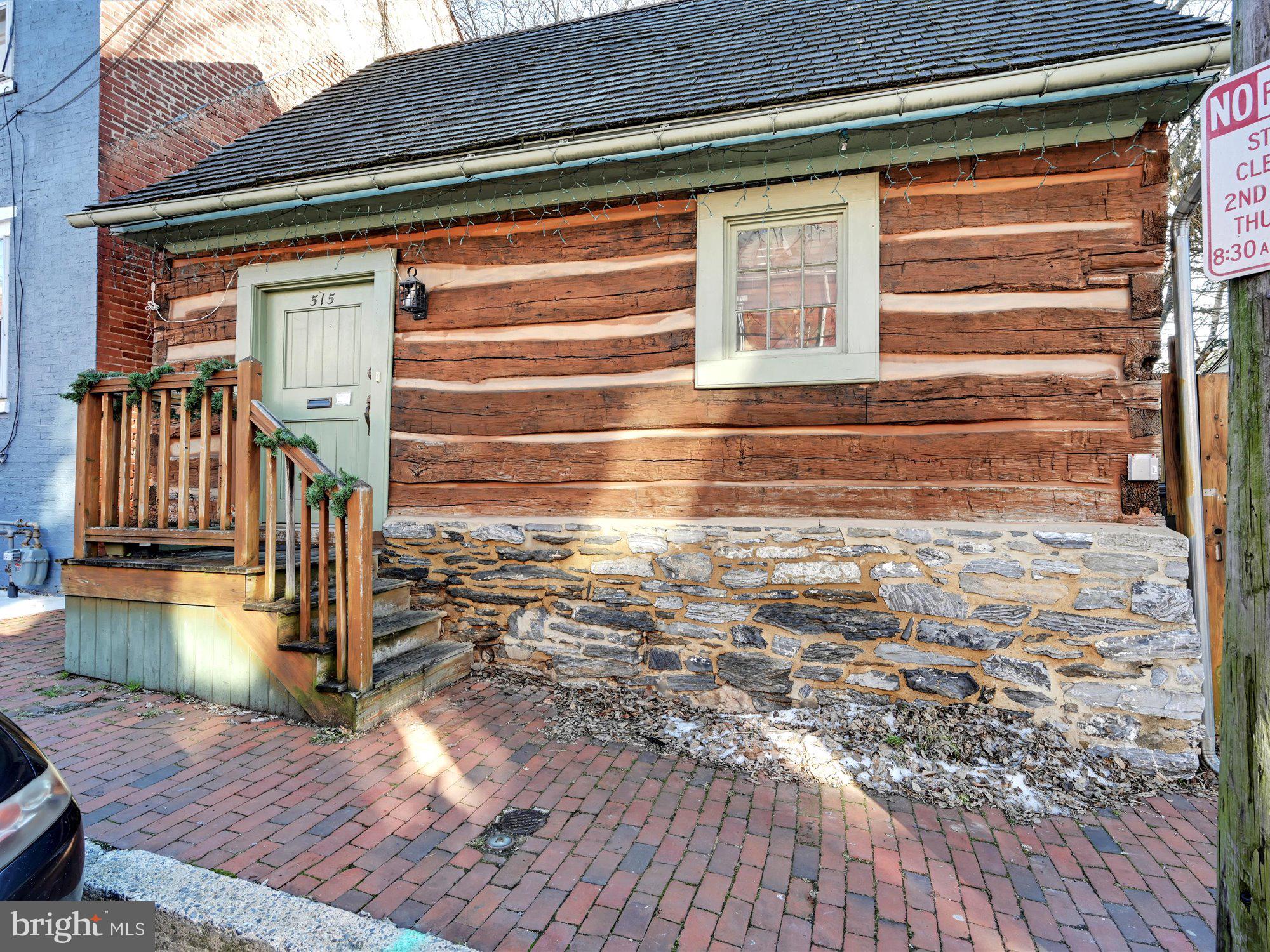 Here is your chance to own a piece of Lancaster History! This gorgeous half timbering log home built in 1763 is sure to catch your eye! One of 5 remaining in Lancaster. The exposed wood beams, cathedral ceiling, hardwood floors as well as office loft area is charming! This home features a first floor bedroom and laundry area. On the second floor you will find 2 more generous sized rooms with a full bath. This fantastic piece of history is just a stones throw away from all Lancaster has to offer with great walkability. Make your appointment today before it's gone!!