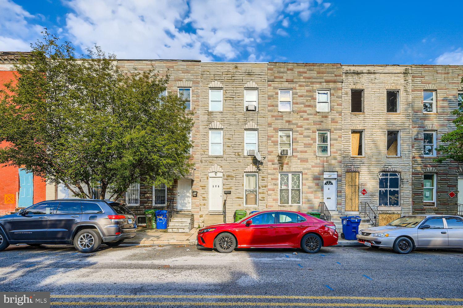 Great investment opportunity in Baltimore! This spacious rowhome offers 3 bedrooms and 1 full bath with plenty of living space. The main level features a bright living room, dining area, and kitchen with ample cabinetry. Upstairs you’ll find comfortable bedrooms and a full bathroom, while the lower level provides additional storage and utility space. The property includes a fenced backyard, perfect for outdoor use. Conveniently located near downtown, major highways, shops, and public transportation.