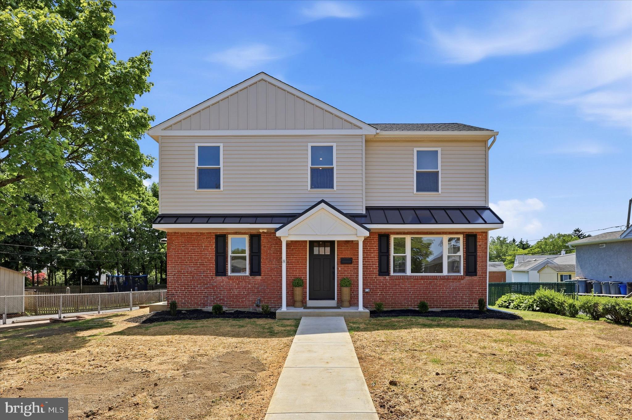 They say the kitchen is the heart of the home—and at 8 James Road, the entire home was designed around it. If you love to entertain, gather with family and friends, or simply want a home where everyone naturally comes together, this is the one you've been waiting for. Beautifully renovated from top to bottom, this move-in-ready home offers 4 bedrooms, 3.5 bathrooms, a finished basement, and a detached garage.
 The stunning kitchen features vaulted ceilings, making the home feel larger than its footprint. Directly off the kitchen are a family room with a modern fireplace and a cozy covered porch where mornings and evenings can be enjoyed on your favorite rocking chair. The main level also features a formal living room and a convenient mudroom with its own entrance complete with custom built-in cabinetry. There’s a first-floor ensuite with a full bathroom, ideal for guests, multigenerational living, a home office, or a private retreat.
 Upstairs, you'll find three generously sized bedrooms with ample closet space. The primary suite offers a private full bathroom with pocket doors and a closet complete with custom built-in cabinetry, while the two additional bedrooms share a beautifully updated hall bath. The finished basement expands the living space even further, offering endless possibilities. Outside, a large driveway and detached garage provide parking for up to six vehicles. 
 
With its thoughtful layout, stylish renovations, and exceptional spaces for gathering both indoors and out, 8 James Road offers the perfect blend of comfort, function, and modern living.