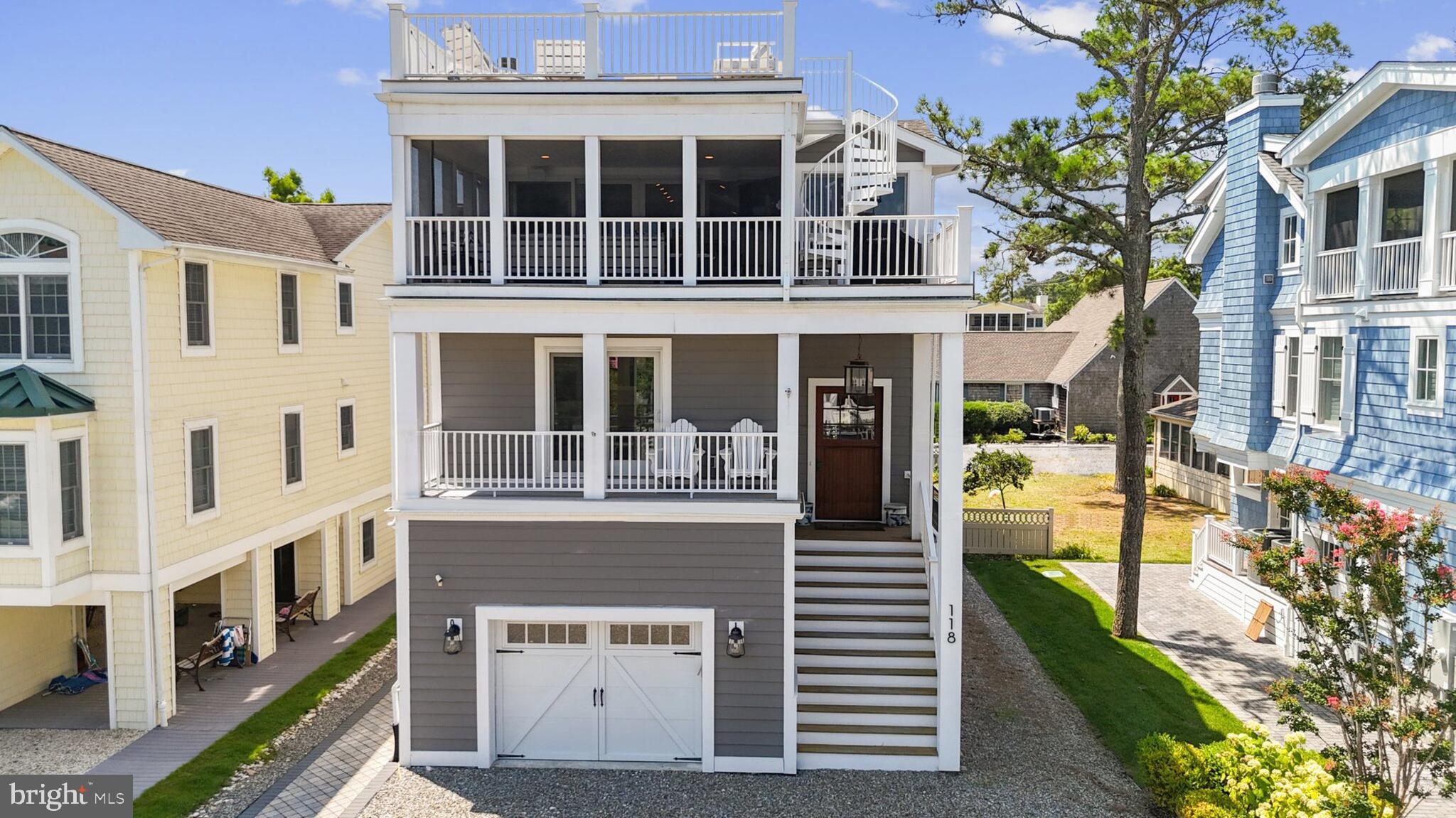 Crafted by renowned designer and builder Marnie Oursler, this extraordinary 6-bedroom, 5.5-bath showpiece is the epitome of coastal luxury. Located in the heart of downtown Bethany Beach—just a short stroll to the sand, surf, charming shops, and acclaimed restaurants—this custom home effortlessly blends relaxed elegance with top-tier functionality.

Spanning three impeccably finished levels, the home welcomes you with a stunning entry level that hosts most of the bedrooms, along with a spacious lounge-style living area perfect for guests or family retreats. The lower level features a sophisticated office space with its own wet bar—an ideal work-from-home hideaway or entertainment hub.

Getting up and down all three levels is a piece of cake with the private elevator.  Upstairs, the gourmet kitchen is a chef’s dream, boasting a grand-scale layout with dual built-in dishwashers, a massive refrigerator/freezer with integrated doors, an oversized walk-in pantry, and an entertainer’s wet bar that would impress even the most seasoned host. Ice makers and wine refrigerators are strategically placed throughout the home, and not one, but two laundry stations make beach life effortlessly convenient.

Every detail has been curated for those who appreciate thoughtful design, elevated comfort, and a true sense of place in one of the East Coast’s most beloved family resort towns.  You've got to see this one to believe it.