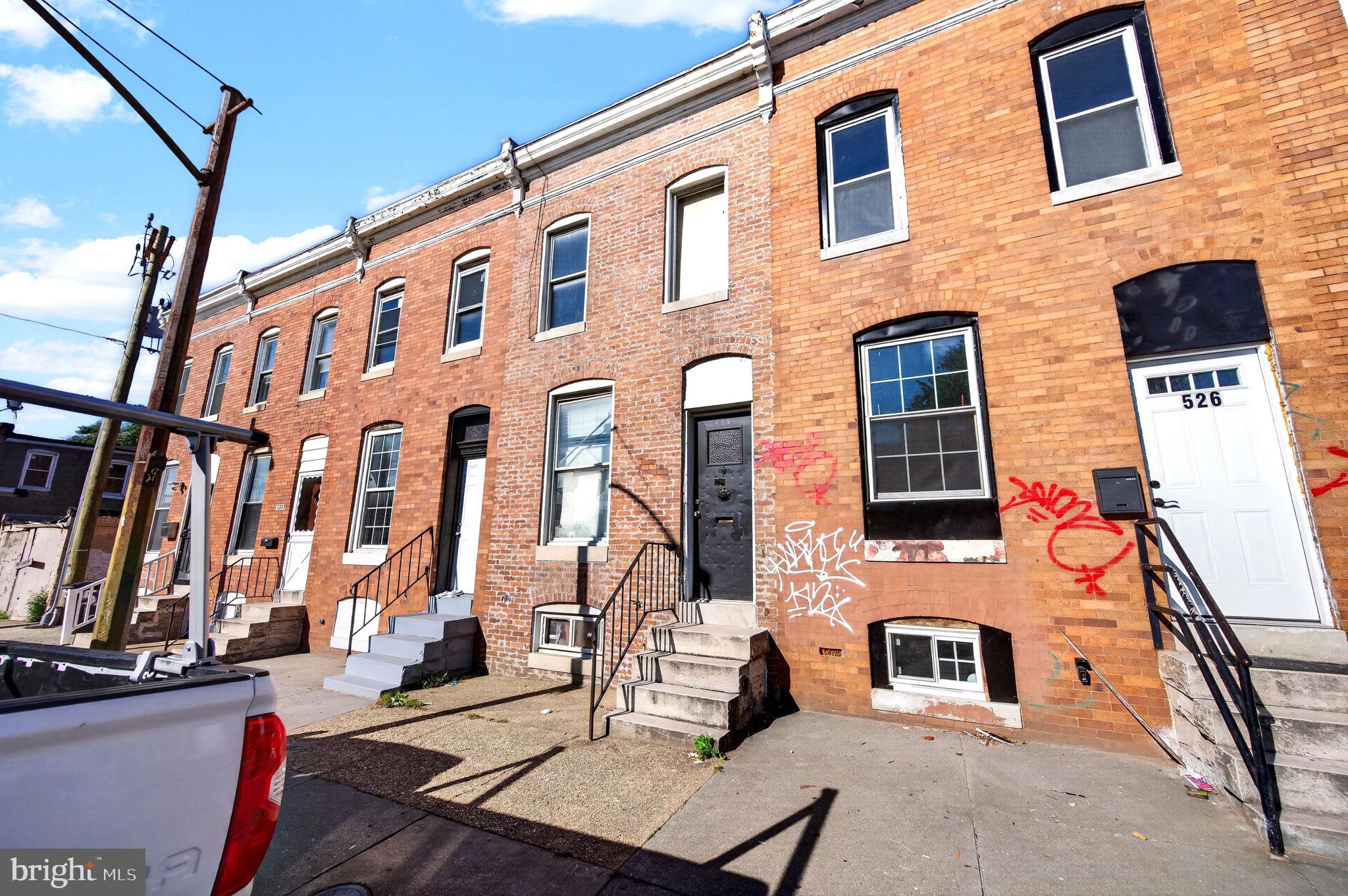 Investor special with serious upside! Located in the Millhill neighborhood of Baltimore City, this two-story townhouse is packed with potential for the right buyer. Whether you’re looking to renovate and flip or add to your rental portfolio, this is the type of opportunity you don’t want to miss. The layout offers the possibility for 3 bedrooms and 2 full bathrooms on the upper level, plus a basement that can be finished to include an additional bedroom and full bath… adding even more value. The backyard provides solid outdoor space, perfect for future improvements or tenant enjoyment. Conveniently located near Westside Shopping Center, Grace Medical Center, and Carroll Park, with easy access to Edmondson Avenue for commuting throughout Baltimore. If you’re an investor looking for your next project with strong potential this is it.