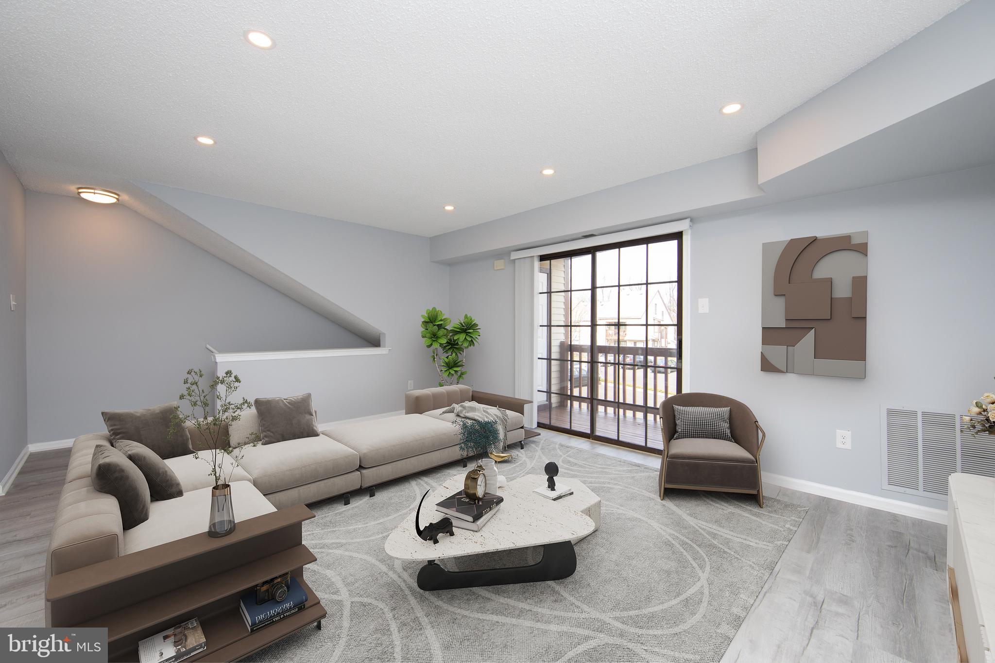 Exceptionally renovated from top to bottom and elegant throughout, this home features open concept living, and great entertaining space. The home experience begins as you enter the living room into an open concept design. The huge living room features high end engineered hardwood floors and sliding door leading to a covered balcony with a storage shed. The beautiful kitchen is a showstopper featuring stainless steel appliances, high end quartz counter-tops, and exceptionally design backslash. Next to the kitchen is a dining room with enough space to entertain your guests. As you continue your tour you can't help but notice the beautifully finished bathrooms and master bedroom with large walk in closet. Master bathroom is specious and features walk in shower and conveniently located stackable full size washer and dryer. This house has also another nice size bedroom and a hallway bathroom with high end fixtures encompassing an incredibly unique design featuring ceramic and marble tiles. This desirable community is conveniently located near plenty of restaurants and shopping and in proximity to Tyler State Park, Northampton Country Club and Bucks County Community College. Award winning Council Rock School District adds to the value of this house.