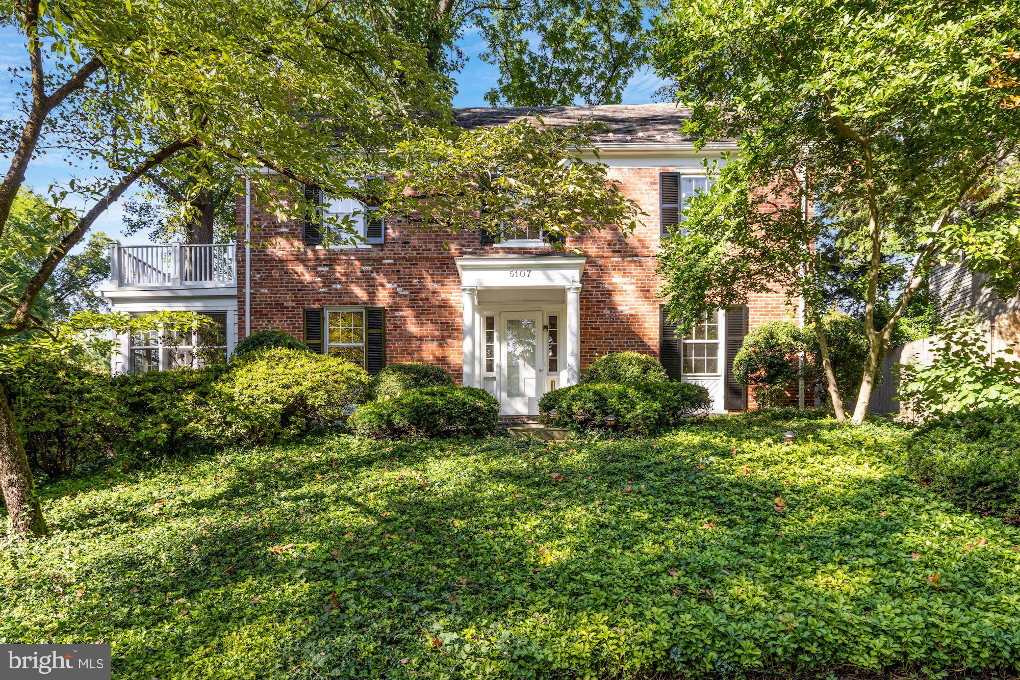 This lovely center hall Colonial features approximately 3,700 square feet, and three finished levels. The main level includes a welcome foyer with chandelier and guest closet, an elegant Living Room with exquisite crown molding and wood burning fireplace, surrounded by custom paneling, Den,  a formal Dining Room with exquisite crown molding, & corner cabinets,  Kitchen w/Corian counters, white appliances, and direct access to the driveway & garage, a library with sliding doors to deck, powder room,  and a light filled  Family Room or 4th Bedroom with 2 closets, and sliding doors to deck., which lead to a private garden, Full Bath and 1 car Gar Parking. The addition was designed by Hugh Newell Jacobsen
The second level features an Owner suite with a wall of closets, updated en-suite bathroom with double sink, water jet tub, and linen closet. There are two additional roomy bedrooms and an updated hall bath.  The lower level includes a paneled recreation room ,  large laundry/utility room  and bonus room w/bath for storage  The beautifully landscaped garden has a large deck perfect for entertaining.
See Montgomerycountymd.gov for more tax information