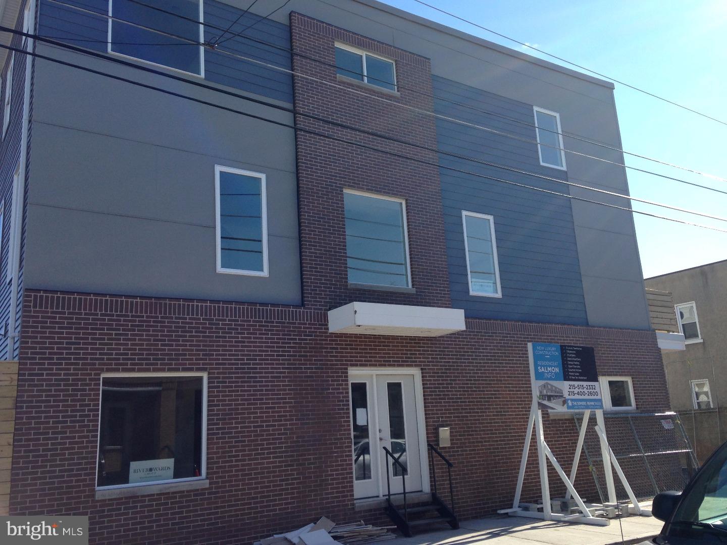 Be the First to see COMPLETED Model Home***ONLY 2 HOMES Left***RiverWards Group Present 6 more Extravagant NEW CONSTRUCTION HOMES in Port Richmond! Location, Luxury & Lifestyle are the 3 words to best describe these homes! Conveniently located to 95, Richmond Street, Hinge Cafe, Allegheny Sq Park, Fishtown. No need to worry about PARKING here, this home includes a 1 car GARAGE! Once these homes are built you will be impressed with the HARDWOOD floors on the entire main living level, Spacious Living & Dining Rm, Gourmet Kitchen with Granite counter-tops & Stainless Steel Appliances, Back Patio, 2nd Story Terrace, & ROOF DECK. The home features 3 Gigantic Bedrooms with cozy carpeting, Spacious closets, 3 Full Bath Rooms & Laundry room. The Luxurious Owners Suite offers a Large Walk-In CLOSET, & Master Bath Room with Roomy tiled shower stall. Continue up one last flight of stairs & experience the ENORMOUS roof deck w/AMAZING CITY VIEWS. Upgrades come STANDARD here, DESIGN this home to make it your own.  Schedule your Appointment today! TEN YEAR TAX ABATEMENT IS APPROVED. Come check out TheResidenceAtSALMON.info