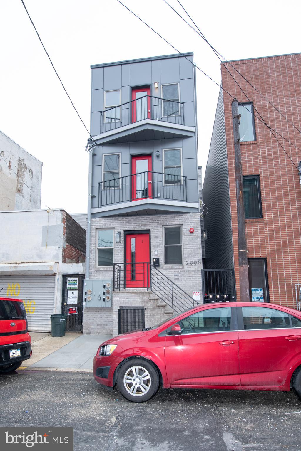 Welcome to 2005 E Susquehanna Avenue!  Spectacular development project standing tall at the intersection of E Susquehanna Avenue and N Front Street.   Unit 3 offers an open floor plan with a spacious living room which has access to front balcony,  modern hall bathroom, large eat in kitchen with quartz countertop and stainless steel appliances.  Two sizable bedrooms, one with private bathroom.   Amazing roof deck as well! Awesome location!  Convenient to public transportation, and great eateries such as Rowhouse Coffee, Soup Kitchen Cafe, WM Mulherin and Sons, and much more.  First, last, and one month security for move in.  Easy to Show!