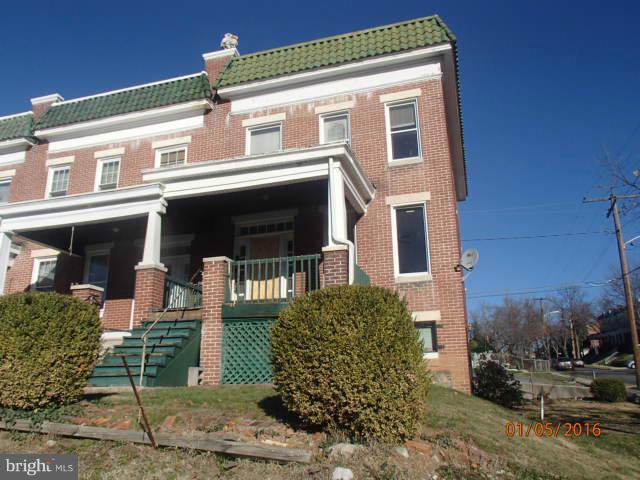 HUD Owned Home, case number 241-781219.  HUD Homes are sold "as is,"  FHA insurable with repair escrow, subject to appraisal. Fantastic opportunity to own this brick, end-unit row home!  Enjoy nice room sizes and a main level bedroom and full bath. The covered front porch is perfect for warm weather relaxation. Fully fenced yard and a one-car attached garage. Convenient location.