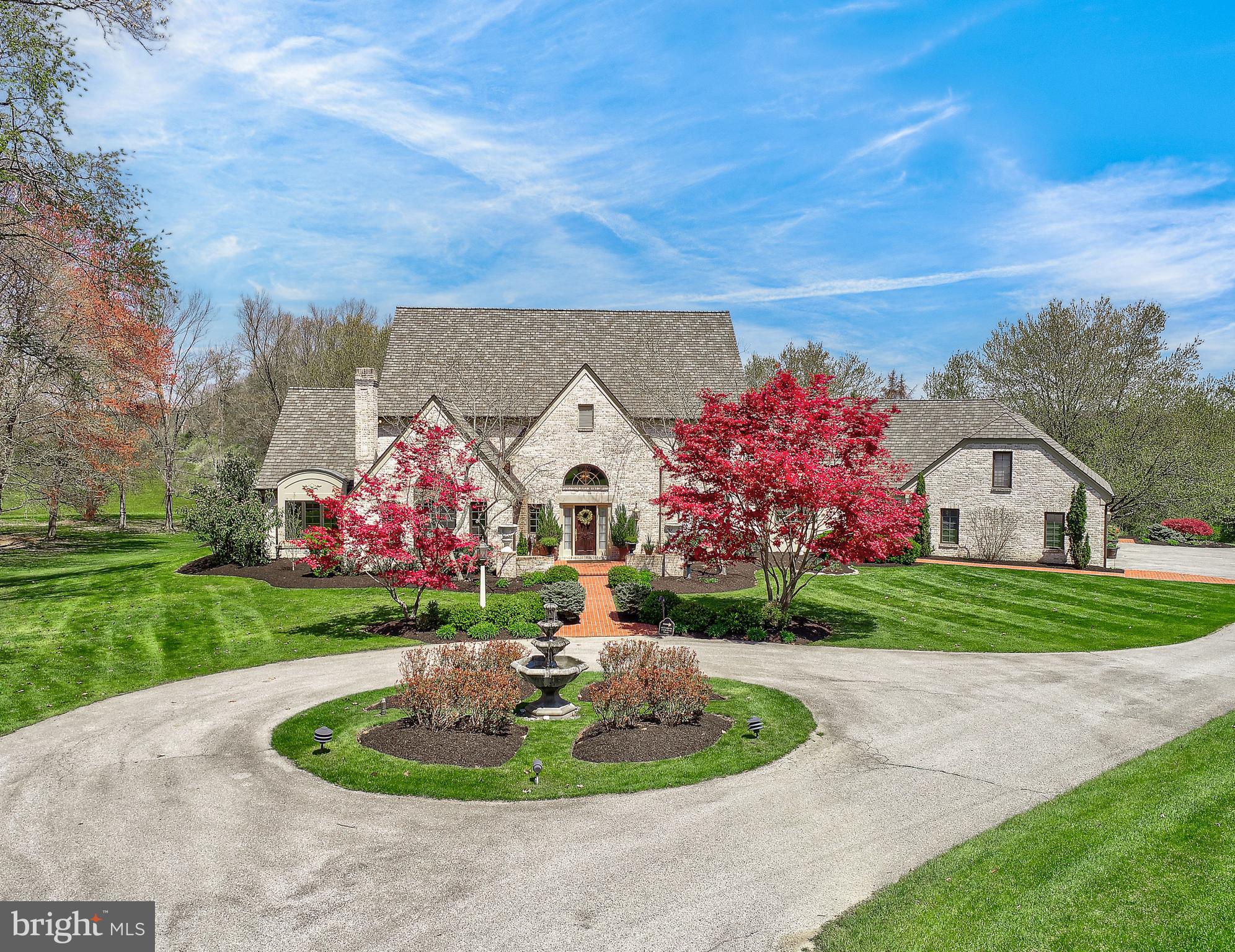 Welcome to this Breathtaking Manor Estate with a commanding presence. From the moment you drive down the private drive of  Anoka-Niagra Farm, with 50 acres of mature trees, grounds and stunning landscaping, you will be impressed. 

Gracious living is what you will experience in this exceptional and well appointed 8,427 sq ft English styled manor home. From the moment you step into the Grand two story foyer, you will appreciate the beautiful hardwood floors that are enjoyed throughout the home as well as the finest quality craftsmanship and detail to design. 

The first floor of the home features a grand foyer with formal staircase and a beautiful, light filled dining room.The informal great room will be a favorite to all with a wall of windows  overlooking the grounds, a custom built in bar, stunning fireplace  and access to step out onto tiered patios that overlook tiered landscaping, pool and pastures. 

The amazing chefs kitchen with high end appliances, custom cabinetry, a large dining area with skylights and a walk in pantry also have access to an outside patio that offers a built in grill and outside cooking space. The kitchen area flows easily to the formal dining area, the great room area, and a back staircase to the second floor. 
 
Off the kitchen area, there is a wonderful first floor laundry room, a rear foyer with a cover porch, a walk in closet with built ins and access to the oversized 3 car garage. 

A main feature of the first floor is the owner suite with individual private baths, His and Her walk-in closets, dressing area, and renovated W/C Steam shower and jetted tub. The primary ensuite is adjacent to the stunning Library/Office with wood paneling, custom cabinetry and unique design.
The Second floor of the home offers five large bedrooms, two full baths,  a second floor laundry. 
The lower walk out level of the home offers a billiard room with custom wood paneling, a gym, a second family room with a wet bar, a full bath with dressing/change room with easy access to the outside covered lanai that steps out to the gardens and exquisite pool area.
The home is well maintained, freshly painted and updated and designed to entertain and enjoy.

The location of this home is unique with its solitude and a prime location because the easy access to I83 and major cities.

There are so many Wonderful features about this home that we ask that you reference to the attached “Additional Highlights”. Please  call for  additional questions or to set up a private showing. 

This truly is a once in a life time opportunity.