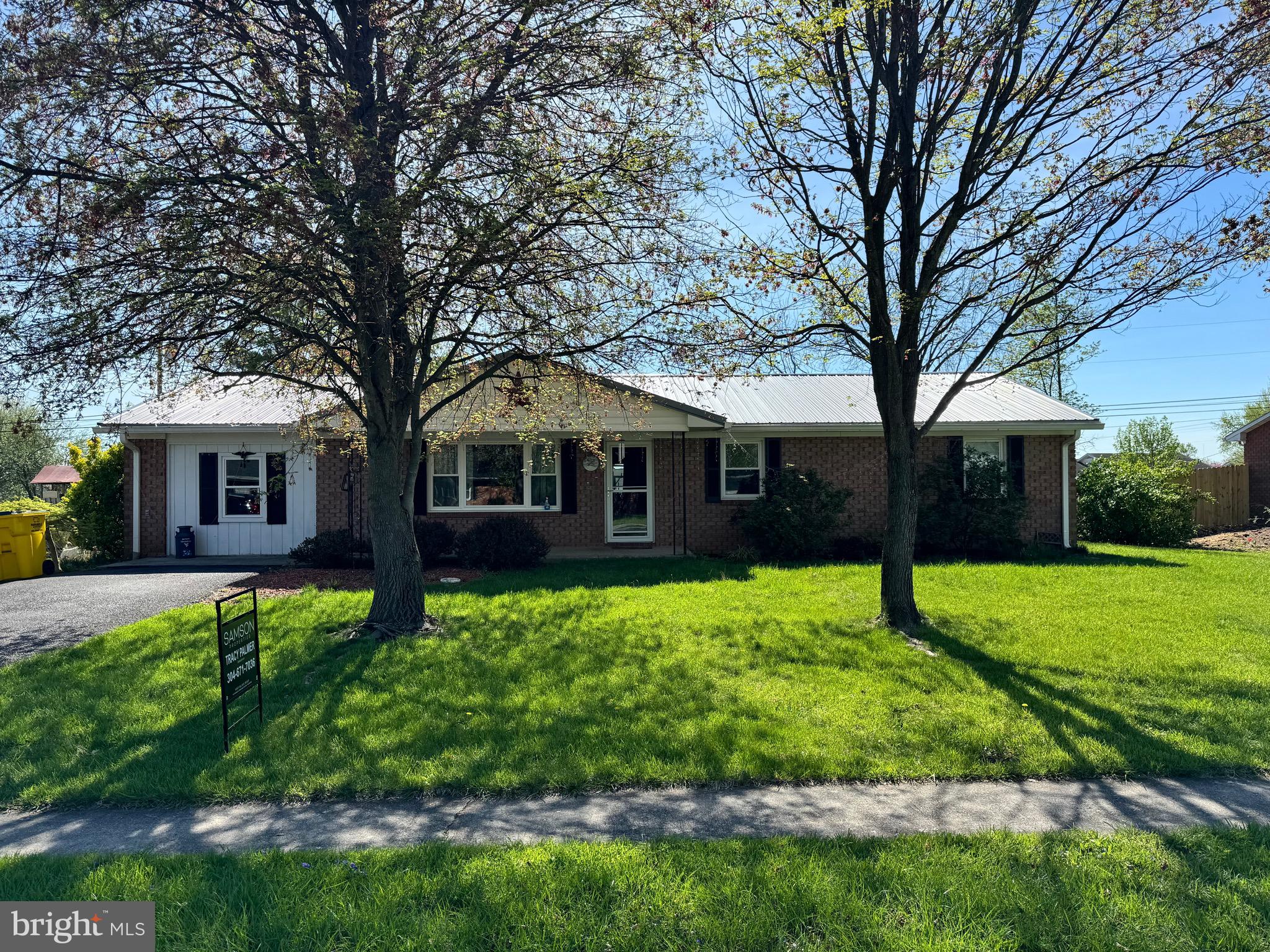 Prime Location in the quiet and serene Sky-Lin Park community! This sturdy and well-maintained brick rancher/rambler is a must see with good bones and a nice layout. The front yard is inviting with mature trees and landscaping.  There is a large family room with a wood burning fireplace and mantel when you first walk in that features a pass-through opening up the kitchen view.  French doors lead into the eat-in kitchen area that has ample space for a dining room table. The dining area has a nice view of the fenced-in back yard that lead to a covered patio area and storage shed.  The sellers will convey the large bar furniture piece in the kitchen near the pass-through area which will allow for more seating.  Beyond the kitchen is a large recreational room containing a pool table, that leads to a large rear entry two-car garage. There are three ample size bedrooms, one of which is the master with a walk-in closet and tub/shower.  The sellers have taken good care of their home getting regular maintenance on the HVAC system and fireplace. Gutters and roof replaced within the last 4 years. This home is move-in ready and waiting for you!