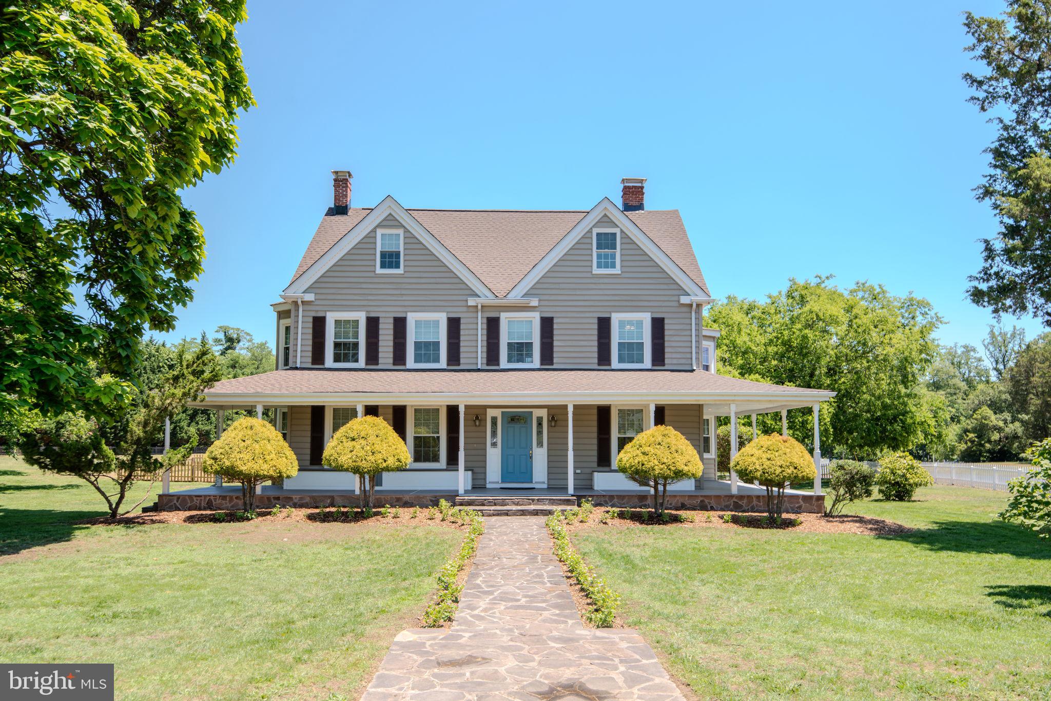 For Sale By Owner. No Soliciting. The seller is a licensed Virginia Real Estate Broker.
We will miss this house, the bike rides on the trail across the street, sitting on the porch swing waving at our Amish friends strolling by in horse-drawn wagons. We will miss the garden and having the library within walking distance. We will miss the feeling of being miles outside of the fray on our homestead but with all the modern conveniences within a five minute drive and an easy commute to the bases and DC. You will love it here, we did.
Discover the charm of this stunning Colonial home, which happens to be featured on one of the information signs along the converted railway bike/running path across the street, and is nestled in the heart of Charlotte Hall, where modern convenience meets timeless elegance. With a major renovation completed in 2026, this residence boasts four spacious bedrooms and three and a half beautifully appointed bathrooms, ensuring comfort for all. Step inside to find a bright, inviting interior featuring a harmonious blend of refinished original hardwood, new carpet, and ceramic tile flooring. The heart of the home is the gourmet kitchen, equipped with appliances all less than three years old, including a built-in microwave, electric cooktop, and a sleek refrigerator, perfect for culinary enthusiasts. Enjoy effortless laundry days with front-loading washer and dryer conveniently located on the upper floor. The property sits on a generous and manicured 2-acre corner lot, offering panoramic views of lush pastures and serene woodlands. The only immediate neighbors are the Sheriff's office, the Veterans home, and a Church, all with beautiful views and no HOA. Relax on the wrap-around deck, ideal for entertaining or simply soaking in the tranquil surroundings. The unfinished basement provides endless possibilities for customization, while the shed shop offers additional storage or workspace. Charlotte Hall is more than just a location; it's a vibrant and growing community. Residents enjoy access to excellent schools, nearby parks, and essential public services, fostering a sense of belonging and connection. Embrace the outdoor lifestyle with ample green spaces for recreation and relaxation. This exceptional home is not just a place to live; it's a lifestyle waiting to be embraced. Don't miss your chance to make it yours!

We have over $100,000 invested in this renovation over the past two years: New Roof, new HVAC, second HVAC has new compressor, new carpets, refinished hardwood floors, many new windows, new fence, tree work, landscaping, painted top to bottom with high-quality Benjamin Moore paint, remodeled bathrooms, some new fixtures, extensive plumbing, tile, and stone work, and the list goes on. Price includes $5,000 toward buyer closing costs.
Zoning allows farm animals. We had sheep, goats, and chickens there.
Lawn mower, lawn vacuum, and lawn tools in shed and porch swing negotiable with sale. The washer and dryer work great and convey. 
Text us a picture of your loan pre-approval for showing details.