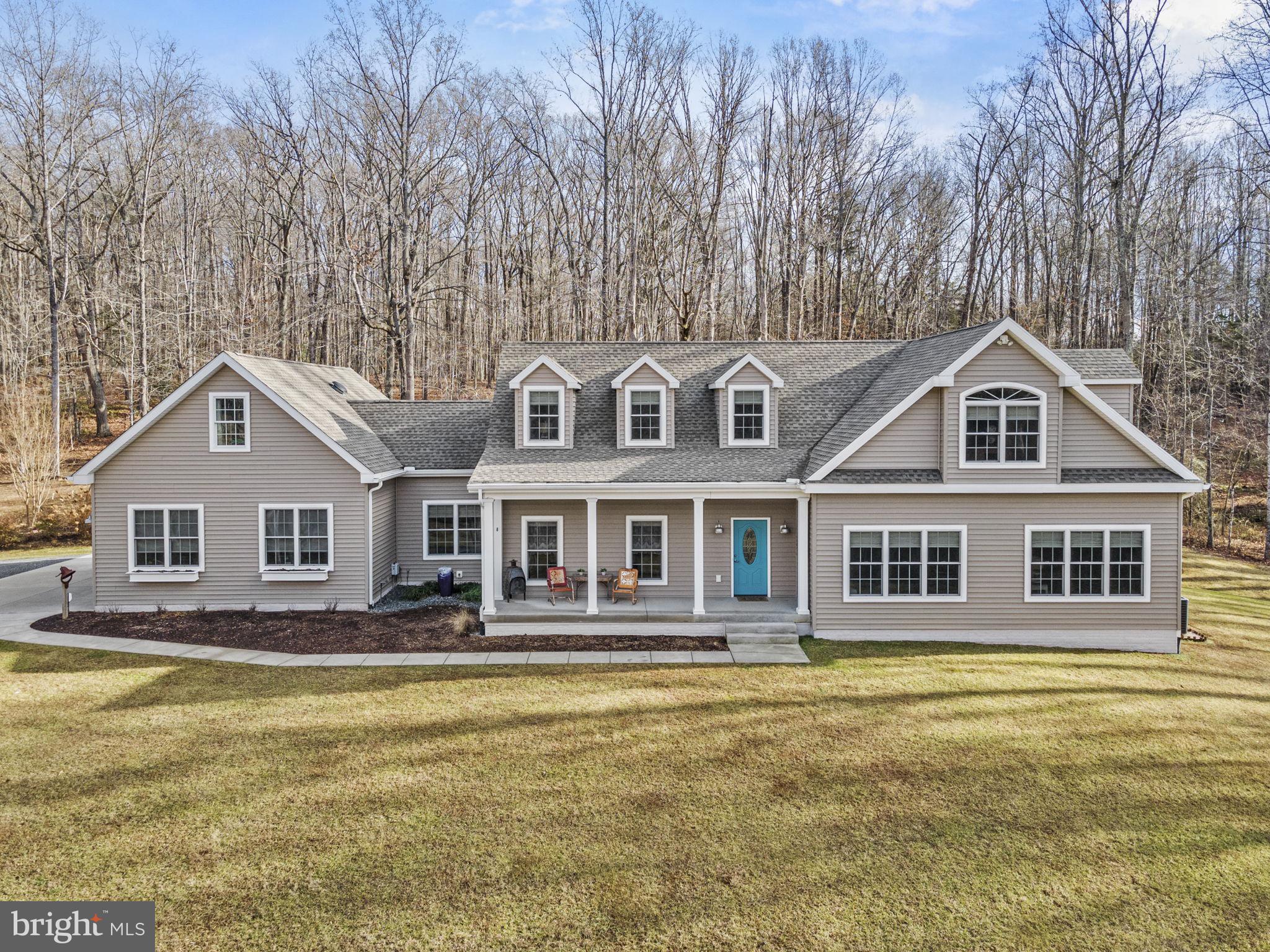 Breathtaking views! This beautiful custom built home offers irresistible charm in Warrenton Hunt Country. As you drive up you will be welcomed by an inviting front porch with professional landscaping and an abundance of trees.The interior of this open concept home is delightful and boasts 4 bedrooms, 3 full bathrooms/2 half bathrooms and a side-load 3-car garage. The floor plan is light and bright and ideal for one level living. Main level features a primary suite with a luxurious spa bath, spacious chef's kitchen, breakfast room, great room, dining room with gorgeous wide plank white oak brushed floors throughout. Elegant decor, custom window treatments and a modern open layout with an abundance of natural light sweeping through the house. The upper level offers 3 generous sized bedrooms and 2 full baths. The many features of this rarely available home are the lovely archways, 14 zone irrigation system, Leaf Filter with transferable warranty, heavy duty, high velocity well pump, whole house water filter, a stocked pond with Bass, Blue Gill, Coy and so much more. Tons of storage space in the attic and crawl space. The attic above the garage can easily be converted into a loft, office or gym. You will fall in love with the backyard patio and built-in fireplace. Warrenton Hunt Club trails surround the property. Close to incredible shops and restaurants in historic Old Town Warrenton. Easy access to 29/17/15/I-66. If you don't know Warrenton yet, it's quite the hidden gem with a rural feel and yet all the amenities you're looking for. Don't miss your chance to enjoy modern living and wide-open spaces in this sought after area on 10.78 beautiful acres. No HOA.*Accepting backup offers