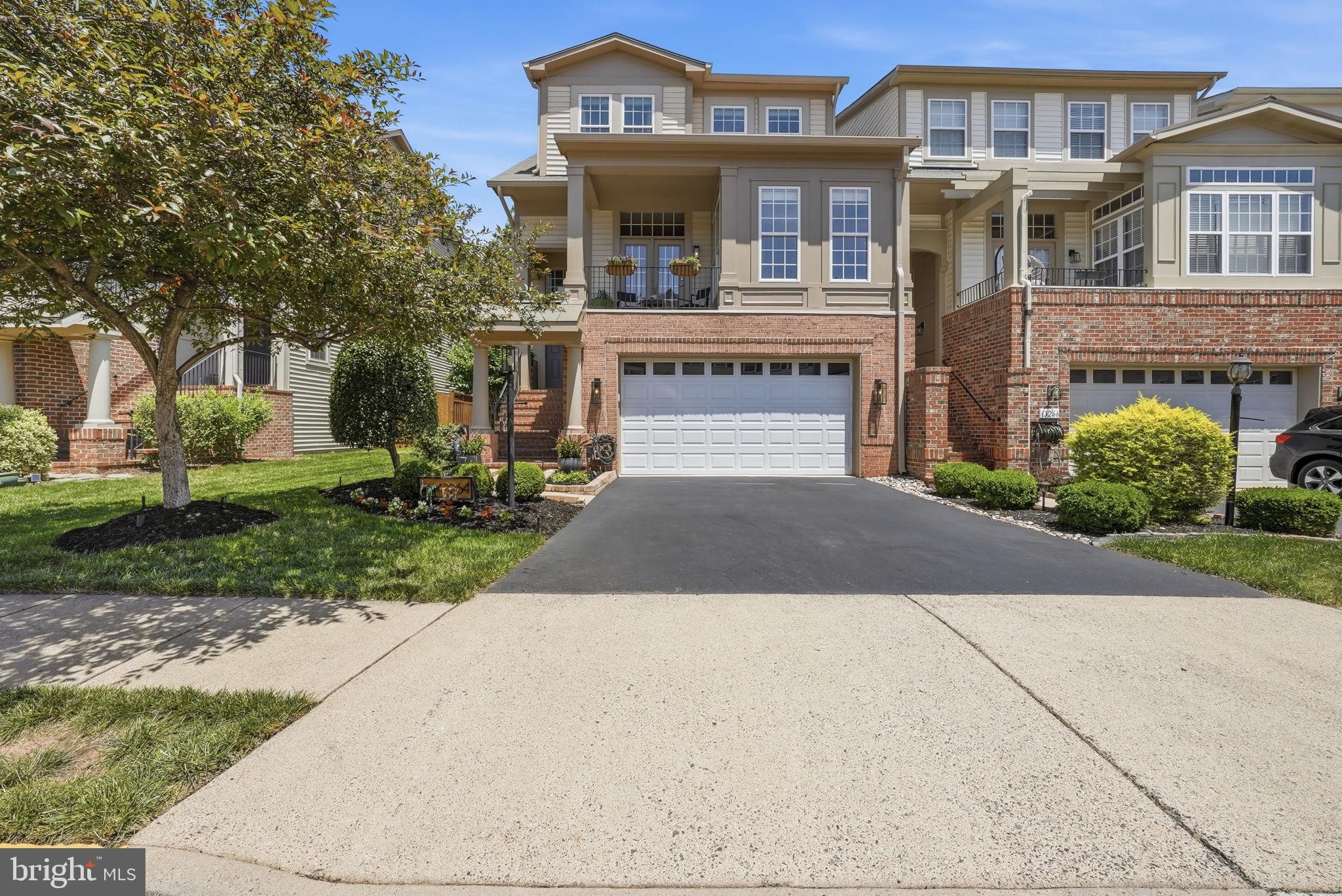 Nestled in the prestigious Broadlands South community, this exquisite end-of-row townhouse offers a harmonious blend of luxury and comfort with over $150K in updates and upgrades. Spanning 3,086 square feet, the residence boasts four spacious bedrooms and three and a half elegantly appointed bathrooms, including a sumptuous master suite featuring a walk-in shower and a soaking tub, perfect for unwinding after a long day. Step inside to discover an open floor plan adorned with rich wood floors, crown moldings, and chair railings that exude sophistication. The gourmet kitchen is a culinary enthusiast's dream, equipped with stainless steel appliances, a double oven, and a down-draft cooktop, complemented by a generous island and butler's pantry for seamless entertaining. The adjoining dining area and formal dining room provide ample space for hosting gatherings, while the cozy living area, complete with a fireplace, invites relaxation. Additional highlights include built-in storage, recessed lighting, and a dedicated office space with custom built-ins, ensuring functionality meets elegance. The outdoor space includes 2 balconies, a deck, a stone patio, and raised planter boxes, perfect for a herb garden or flowers.  The outdoor community amenities, including three outdoor pools, tennis courts, and scenic bike trails, enhance the exclusive lifestyle this property offers. With an attached two-car garage and additional storage, convenience is paramount. Experience the epitome of refined living in this meticulously maintained home, where every detail has been thoughtfully curated for an unparalleled lifestyle.