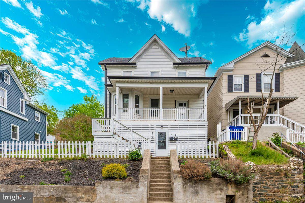 Fantastic investment opportunity! This updated duplex features two spacious 2-bedroom, 1-bath units, each with a private entrance and separately metered utilities (except water). Recent upgrades include modern appliances and fresh flooring. Ideally located just minutes from the commuter train, Potomac River, C&O Canal, and scenic hiking trails—perfect for tenants who love convenience and outdoor recreation!