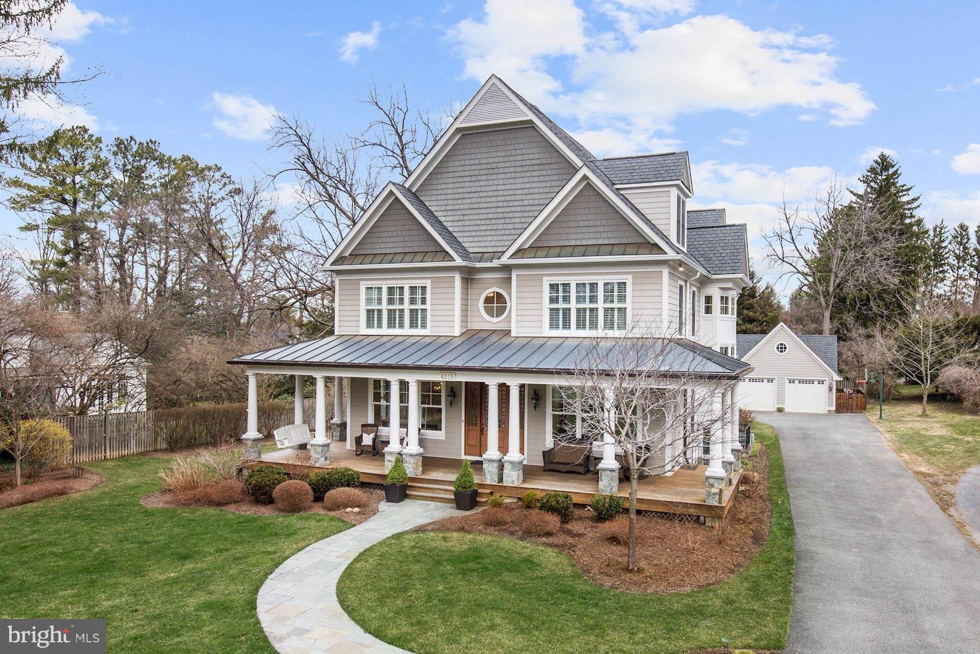 STATELY AND GRACIOUS IN CHEVY CHASE VIEW! FABULOUS CURB APPEAL W/ OVER 6,000 SF LIVING SPACE ON GORGEOUS PRIVATE LOT. 6 BR, 5 BA, AND 2 HALF BA. MASTER SUITE WITH SPA-LIKE BATH HAS STEAM SHOWER, HEATED FLOORS AND SOAKING TUB. WALK-OUT LL W THEATER, WINE CELLAR, RECREATION/GAME ROOM AND EXERCISE/GUEST ROOM. DETACHED 2 CAR GARAGE. LOCATION, LOCATION! THIS IS A TRULY MUST SEE SPECIAL HOME. PERFECT!