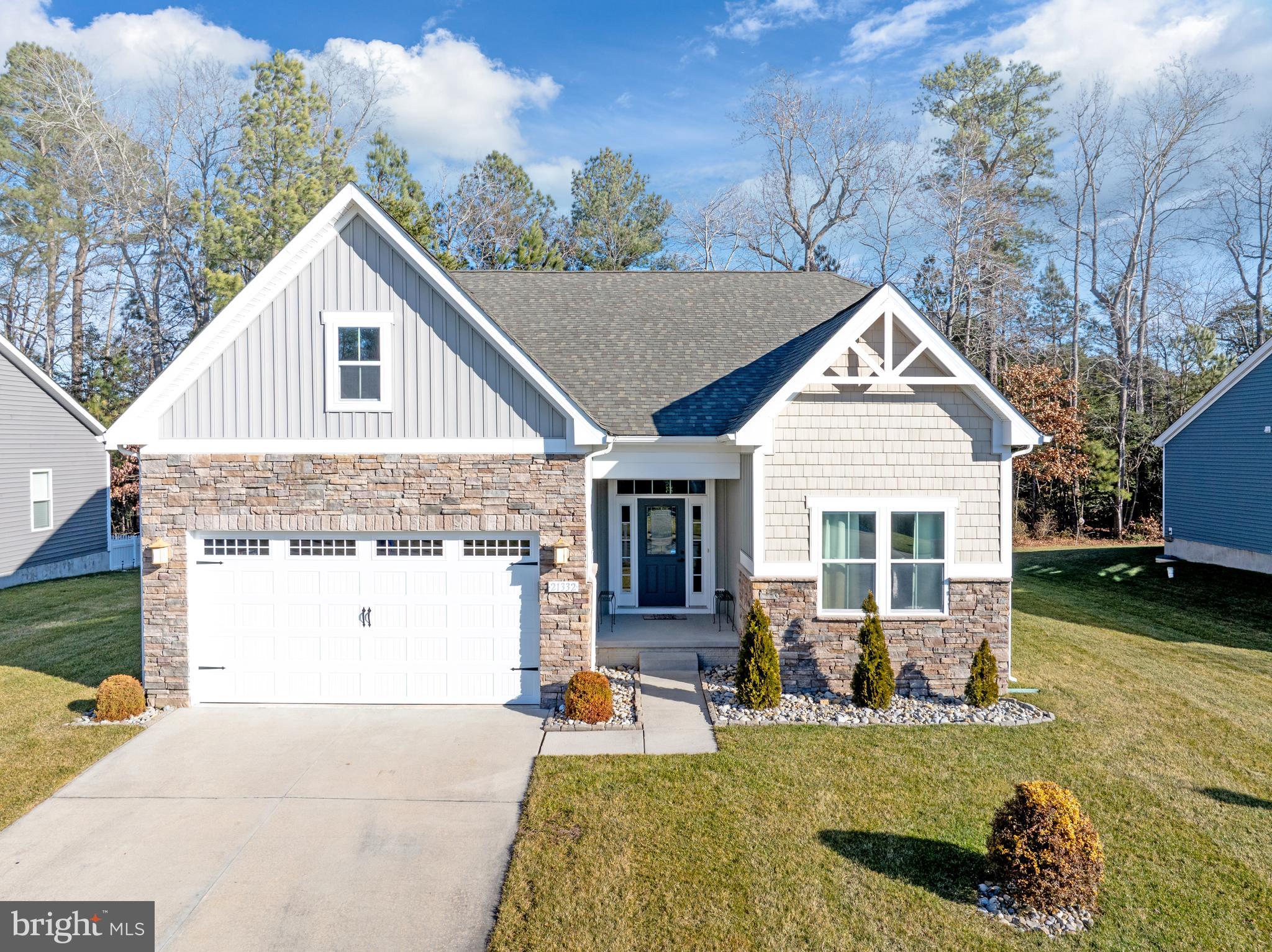 Welcome to Oakwood Village in Lewes, where comfort, flexibility, and location come together. This beautifully designed 3-bedroom, 3-bath single-family home offers an inviting open floor plan with spaces that easily adapt to your lifestyle.
Step inside to a bright and spacious main living area that flows seamlessly into the kitchen and breakfast area, creating the perfect setting for everyday living or entertaining. The formal dining room provides additional versatility and could easily be converted into a home office, den, or hobby room depending on your needs.
The main-level primary suite offers a peaceful retreat with a large walk-in closet and a well-appointed en suite bath featuring double sinks, a relaxing soaking tub, and a separate shower. Upstairs, you'll find additional living space including a loft, bedroom, and full bath, ideal for guests or extended stays.
A full unfinished basement with a bathroom rough-in provides incredible potential for future living space, storage, or a custom recreation area.
Enjoy outdoor privacy as the home backs to mature trees, creating a serene backdrop for relaxing evenings or morning coffee.
Oakwood Village residents enjoy wonderful amenities including a community center, pool, tennis courts, shuffleboard, gazebo, playground, and picturesque ponds throughout the neighborhood.
Located in a highly desirable Lewes location, this home is just 7.8 miles from historic downtown Lewes and Lewes Beach, where you’ll find charming shops, waterfront dining, and coastal attractions. Everyday conveniences including shopping, restaurants, and the Lewes waterfront are all within easy reach.
Added bonus: The home can be sold fully furnished, making it an ideal full-time residence, coastal retreat, or move-in-ready opportunity.
Come experience the lifestyle that makes Lewes one of Delaware’s most sought-after coastal communities. Schedule your private tour today.