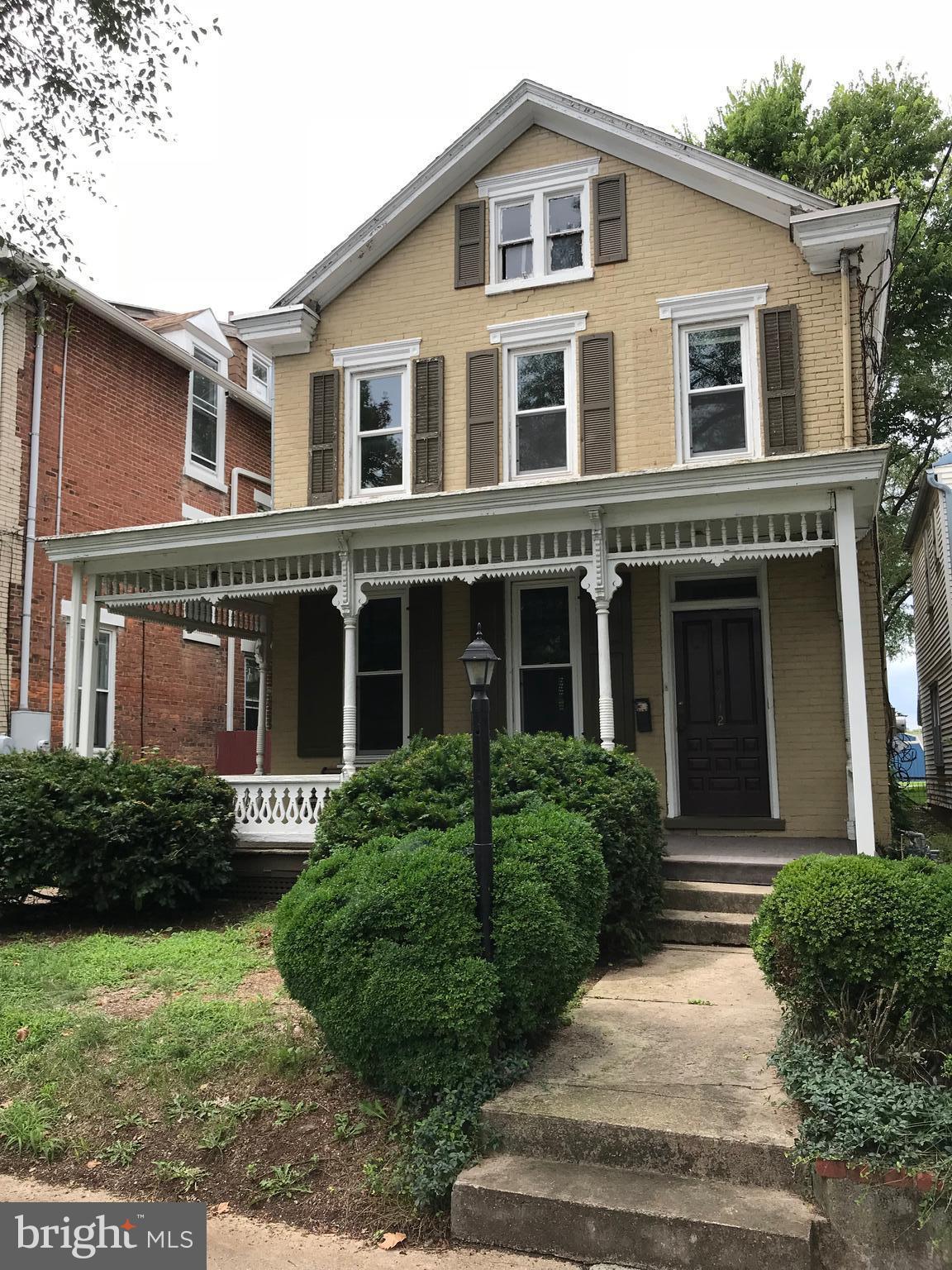 The authentic charm and character of this traditional home built in 1900 has original hardwood floors throughout. Four bedrooms with two full baths and plenty of offstreet parking. Within walking distance of downtown to ample shopping, plenty of restaurants and Dickinson College.