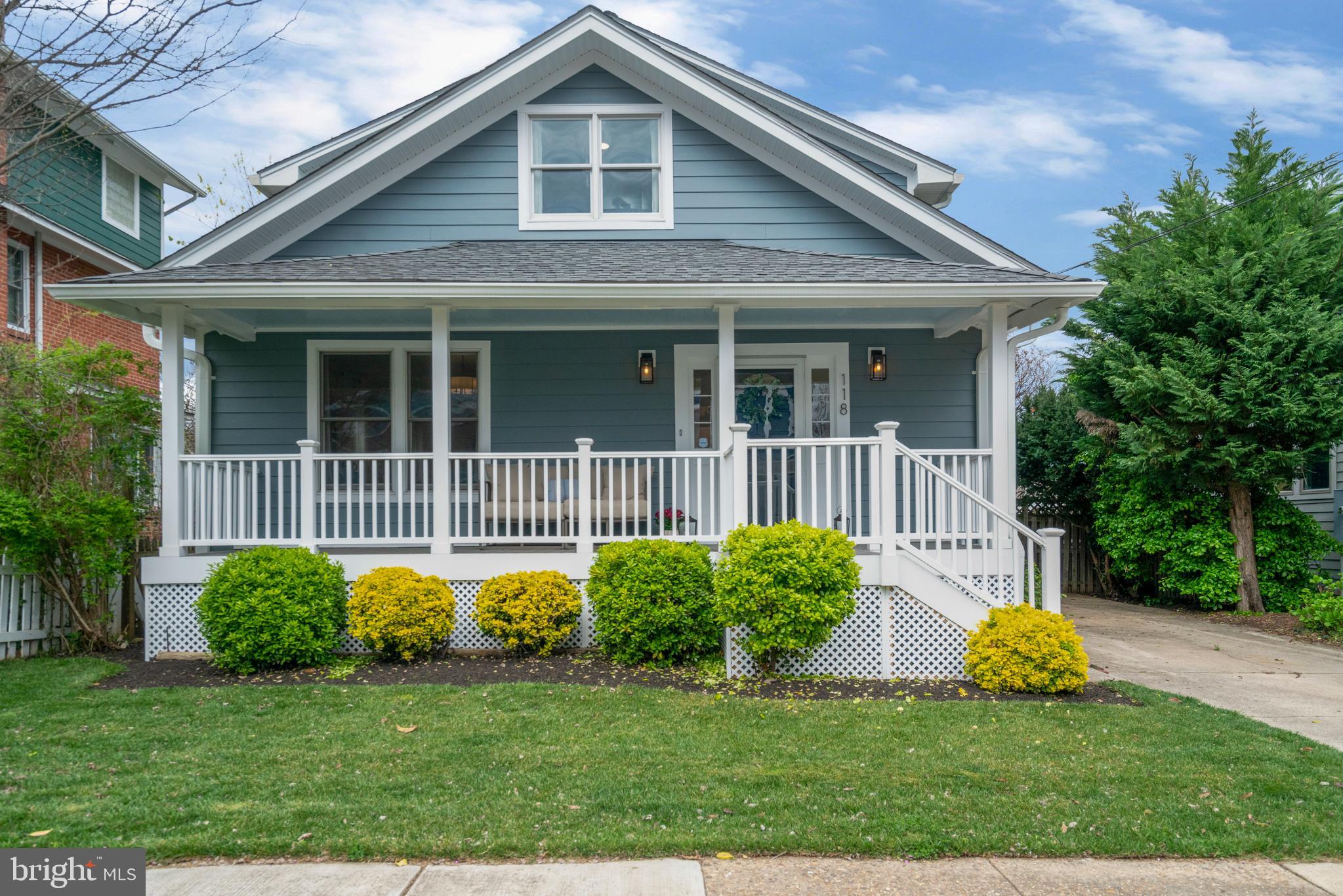 Turnkey in the heart of Del Ray! This fully renovated farmhouse-style home with 4 ample bedrooms (on the top floor) and 2.5 bathrooms offers light-filled open living throughout 2,000 square feet. The luxury of move-in ready awaits, featuring 9-foot ceilings, a kitchen with new cabinets, GE Café stainless steel appliances, quartz countertops, and a large pantry, plus TONS of storage. Upstairs, the spacious primary bedroom offers a recently expanded and renovated bathroom with double vanity, new fixtures, mirrors, lighting and a heated towel rack. The expanded en suite closet offers room for everything, plus don’t miss the attached sitting room/office. Situated on 7,200 SF, the expansive double lot features a backyard made for entertaining, lawn games or all of the above. The unfinished basement (approx 950 SF) offers plenty of storage (and rough-in plumbing for another bathroom) and waiting for your imagination. One block to “The Avenue” and easy access to Amazon HQ2/National Landing, Metro, DC, Pentagon, National Airport and Old Town Alexandria.
