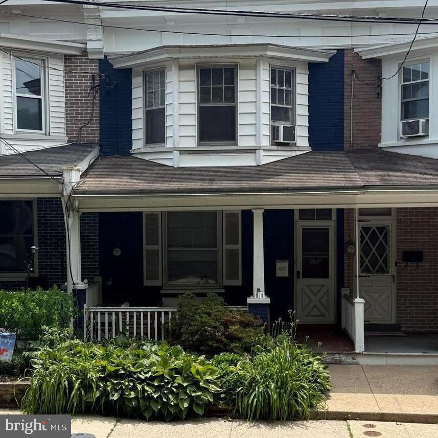 Professional photos will be uploaded soon.  This traditional Souderton Borough townhouse blends classic charm with everyday convenience in a location that puts you close to everything the community has to offer. Featuring 3 bedrooms, 1.5 bathrooms and a partially finished basement for additional living or recreation space, this home offers comfort, character, and flexibility throughout. A wide covered front porch creates the perfect spot to relax with morning coffee or unwind in the evening, while the back deck provides additional outdoor space for entertaining, grilling, or enjoying the warmer months. Inside, an additional room off the back of the home offers endless possibilities as a home office, playroom, den, hobby space, or mudroom—adaptable to fit your lifestyle needs. The detached garage has been rented out for $150/month to the same tenant for the last 5 years, providing additional income to the new homeowner if they wish to continue with this arrangement.  Enjoy being just minutes from local parks, the public pool, restaurants, shopping, and entertainment, including the local movie theater. Experience the charm of downtown Souderton and community favorites like Third Fridays, bringing live music, food, and small-town energy right to your neighborhood. Whether you're looking for an investment, your first home, or the convenience of in-town living, this Souderton Borough gem offers a wonderful opportunity to make it your own.