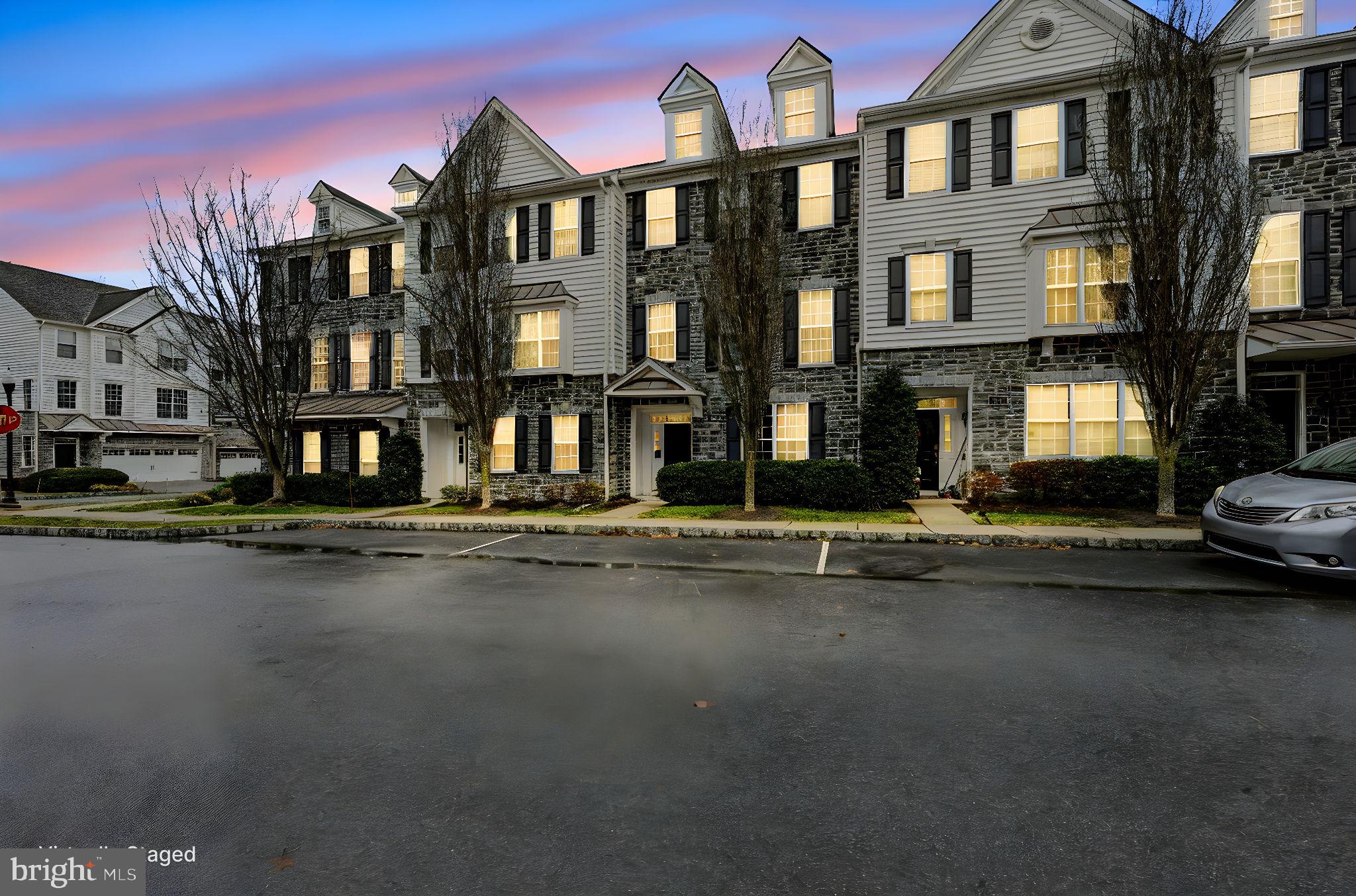 Price Reduction. Welcome to desirable Ravenscliff, a community of townhomes • Open concept main level • Maple Hardwood floors throughout the main level• Gas cooktop and stainless oven, refrigerator and dishwasher in kitchen with granite countertops, 6” white subway tile backsplash  and island workstation with wet sink• Vaulted ceiling in owner’s suite as well as the remaining 2nd and 3rd bedrooms • Finished bonus room on level one provides the prefect flex space for an office or whatever purpose you may wish. This sought after Ravenscliff community, Media townhouse, offers bright, open living spaces across three finished levels. The main floor as well as the level one bonus room feature 9’ ceilings, recessed lighting, and a flowing layout that connects the living, dining, and kitchen areas. The kitchen has white cabinetry with crown molding and a glass front accent cabinet as well as a private composite covered deck for relaxing and grilling. Upstairs, the owner’s suite stands out with a walk-in closet and a well-appointed bath with a glass shower, upgraded floor tile, soaking tub and double sink. The second floor also includes laundry for added convenience. The attached 2 car garage provides easy access directly into the home. Exterior maintenance, lawn care, snow removal, and trash service are all covered by the Condo association, allowing for easy living. This location offers quick access to 476 and Route 1 and is also close to downtown Media, home to shops, cafés, and well known dining. 208 Jackdaw Aly delivers a blend of comfort and style in a townhome community setting.  Please note: All measurements are demeaned reliable but should be verified accurate  by  buyer prior  to making offer. HOA does not allow pets over 60 lbs. Agents please verify pet restriction with  HOA.