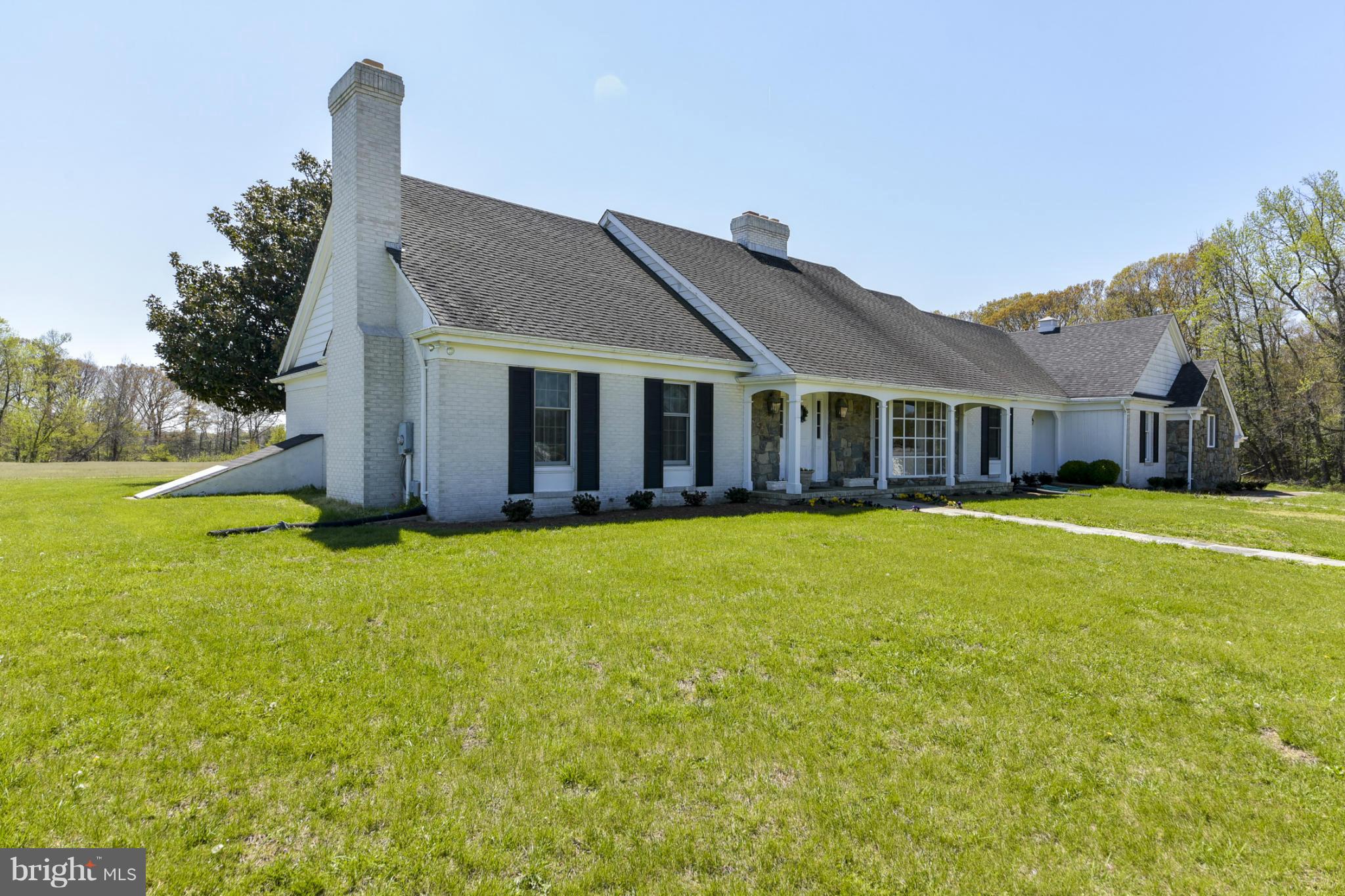 GORGEOUS WATER FRONT 8 bd, 5.5 ba Colonial sits on a total of 60.89 ac! Att apartment features 2 master bd's, living room & kitchenette. 3 Total Mstr Bdrms! Incls: 3 fp, family rm, dining rm, living rm, office/bonus rm, 3 season rm, tons of room for storage, unfin basement, pool w/slide, 1/2 ac pond,  a footbridge that leads to your very own private island! SELLERS TAKING BACKUP OFFERS!!!