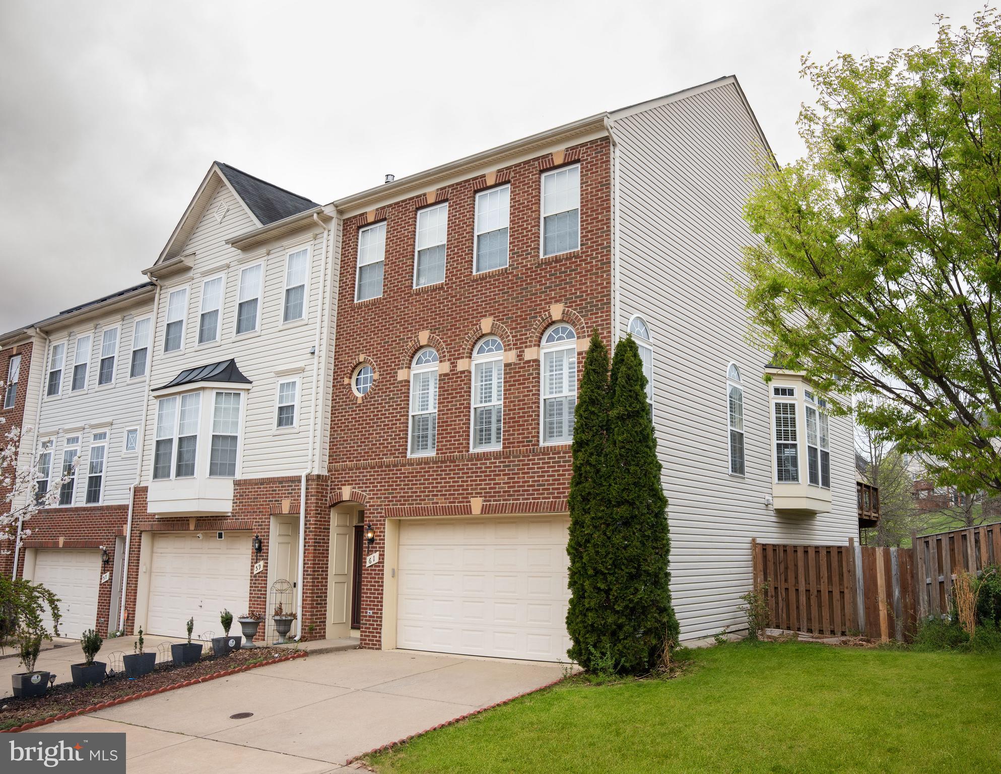 Welcome to this beautiful 3-bedroom, 3-bathroom, and 2-car garage end-unit townhouse in prime Stafford County location. This unique and open concept kitchen features gleaming hardwood floor, formal living room, desk/study area, and a dining area with natural lighting connecting main floor spaces together. The fully fenced backyard offers peaceful relaxation, a playground for kids, and a pet-friendly area.  Just minutes to Stafford Marketplace Shopping Centre.