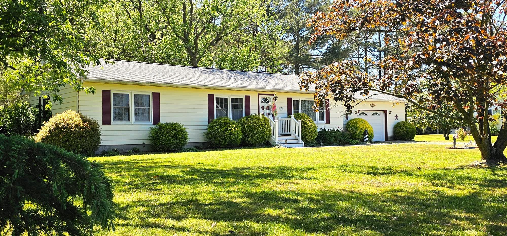 Beautifully maintained home and property.  This 3 bedroom 1 bath home with enclosed patio, greenhouse and "she shed" offers you space to relax, unwind or entertain in the spacious fenced backyard.  Close to water access for boating, fishing and crabbing. New roof in 2024, Well upgrade in 2023,  Septic inspected and upgraded 2025 and cleaned 2026