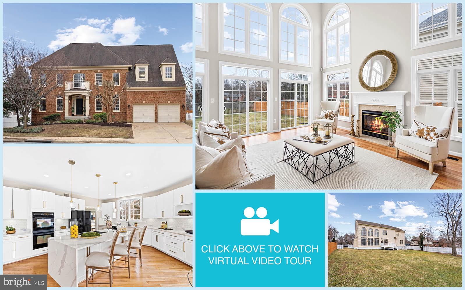 MULTIPLE OFFERS! SOLD $50K ABOVE LIST! Stunning 4 BR, 4.5 BA brick brick-front colonial on a large 0.48 acre lot just minutes to Tysons Corner! Boasting over 6,000 square feet of living space, this home features an open and bright floor plan with abundant windows, soaring ceilings, light filled living areas, gleaming hardwood floors, recessed lighting, and elegant architectural details including crown molding, chair railing and wainscoting. Upon entrance, you'll be greeted with grand two story foyer and curved staircase offering sweeping views of the main areas. You’ll love the sun-filled family room with gas fireplace, abundant windows, second staircase and sliding door access to backyard. Open gourmet kitchen is chef's dream with large island with breakfast bar, gas cooktop, pendant lighting, quartz countertops, backsplash, pantry, abundant white cabinetry, and breakfast area with access to deck. Elegant dining area with chair molding, wainscoting, crown molding, and chandelier conveniently located adjacent from kitchen - perfect for entertaining! Retreat to an expansive primary bedroom suite with 2 walk-in closets, sitting area, luxurious en-suite bath featuring soaking tub and separate shower. 3 additional generous size bedrooms on the upper level, all with ample closet space. Expansive fully finished walk-up lower level with recreation area, full bath, and storage room. Enjoy the outdoors with fenced backyard and deck. Parking is a breeze with a 2 car attached garage and driveway. All this is in prime location about 2 mi to vibrant Tysons Corner with abundant shopping, dining and entertainment options. Within walking distance to McLean Swim and Tennis Association, Tuckahoe Recreation Club and Olney Park with sport fields and playgrounds. Commuter's dream - 5 minutes to McLean Metro Station and easy access to I-495, Dulles Toll Rd, Rt. 123, I-66, GW Pkwy and Reagan National Airport.