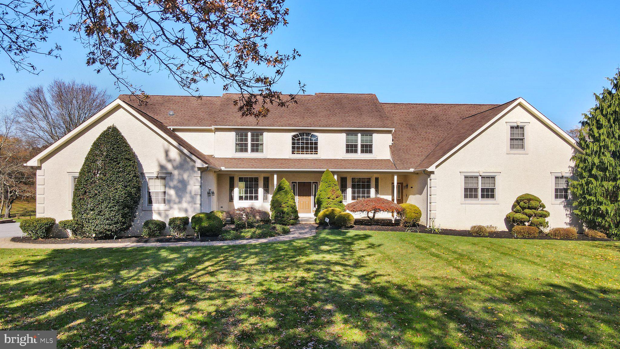 A QUALITY dream home for EXTENDED/Multi-generational families! Seller is willing to accept pre-possession addendum for Buyer to make alterations. This structurally detailed, custom built multi-generational home with room for the entire family and  boasts spectacular views on its 1 acre lot.  2 separate living areas, the main home(app. 4,000 sq. ft.) & a separate suite(2500 sq. ft.) for in-laws or family! The entire property can accommodating extended family member(s), parents,  young couples/family, your college returnee looking for independent living or just wanting extra entertaining space.    With over 6400 square feet of living space your privacy is guaranteed.   This home features 2 separate front and side entrances with a single pass through door connecting the two homes on the first floor.    The main home includes 4 plus bedrooms, 2 offices, 3 full bathrooms &1 powder room. The In-law suite features a 1st floor master/bath,  powder room and upstairs loft with bedroom & full bathroom and a multipurpose sewing/recreation room.    The main home, enter the Foyer, to the right is a custom home office with built-ins & bay  window. To the left of the Foyer is the  Reading Room with access to the wet bar. Off the rear of the Foyer features an open floor plan, including Kitchen, pantry, Sun Room with 6 picture windows,  Dining Room, Family Room, laundry area, powder room, side entrance and access to a large 3 car garage.  The gourmet Kitchen includes Cherry cabinets, Wolf gas 6-burner & griddle with double ovens.  Access the rear deck from the Sunroom which spans the rear of the home. The 2nd floor features a master bedroom, bathroom, 2 person soaking tub and very large walk-in with custom built ins and a laundry chute,  a Princess suite featuring a full bathroom and a 3rd & 4th bedroom which share a jack/jill bathroom with sky lighting. The last room is an upstairs office which could be used as a bedroom.  The lower level of the main house side is unfinished featuring tons of built in storage and a French door to the rear yard.  The true In-Law suite boasts an open floor plan including a family room with vaulted ceilings & fireplace, full kitchen is open to the breakfast room with views of the rear yard and French doors leading to the covered deck.  Down the hall is the large first floor laundry with the side entrance,  powder room, office & the Master Suite including a full bathroom & walk-in closet with custom built-ins. The 2nd floor features a loft/2nd family room, a 2nd bedroom, hall bathroom & a sewing / multipurpose room.  The lower level of this home features a powder room, washer and dryer hook ups, large built in storage areas, workbench and a partially finished office space.  An extra bonus is a full storage space with a garage door entrance for trailer and lawn care equipment/storage.   A shed in located near the back of the property line. Special features of this home include a connected gas generator, whole house water filtration system in main house, race deck garage floor and garage organization wall system, hot & cold water in the garage, Christmas lighting package exterior & interior, rounded wall corners, solid and stained  wood doors throughout, extra deep closets, 10ft lower level ceiling, 9ft 1st floor ceilings, red oak hardwood flooring and meticulous landscaping.   The in-law suite has its own utilities. This home was built with love and is a MUST SEE in a very desirable neighborhood.   West Chester school district.  LOW taxes and great proximity to West Chester borough. All inspections completed!