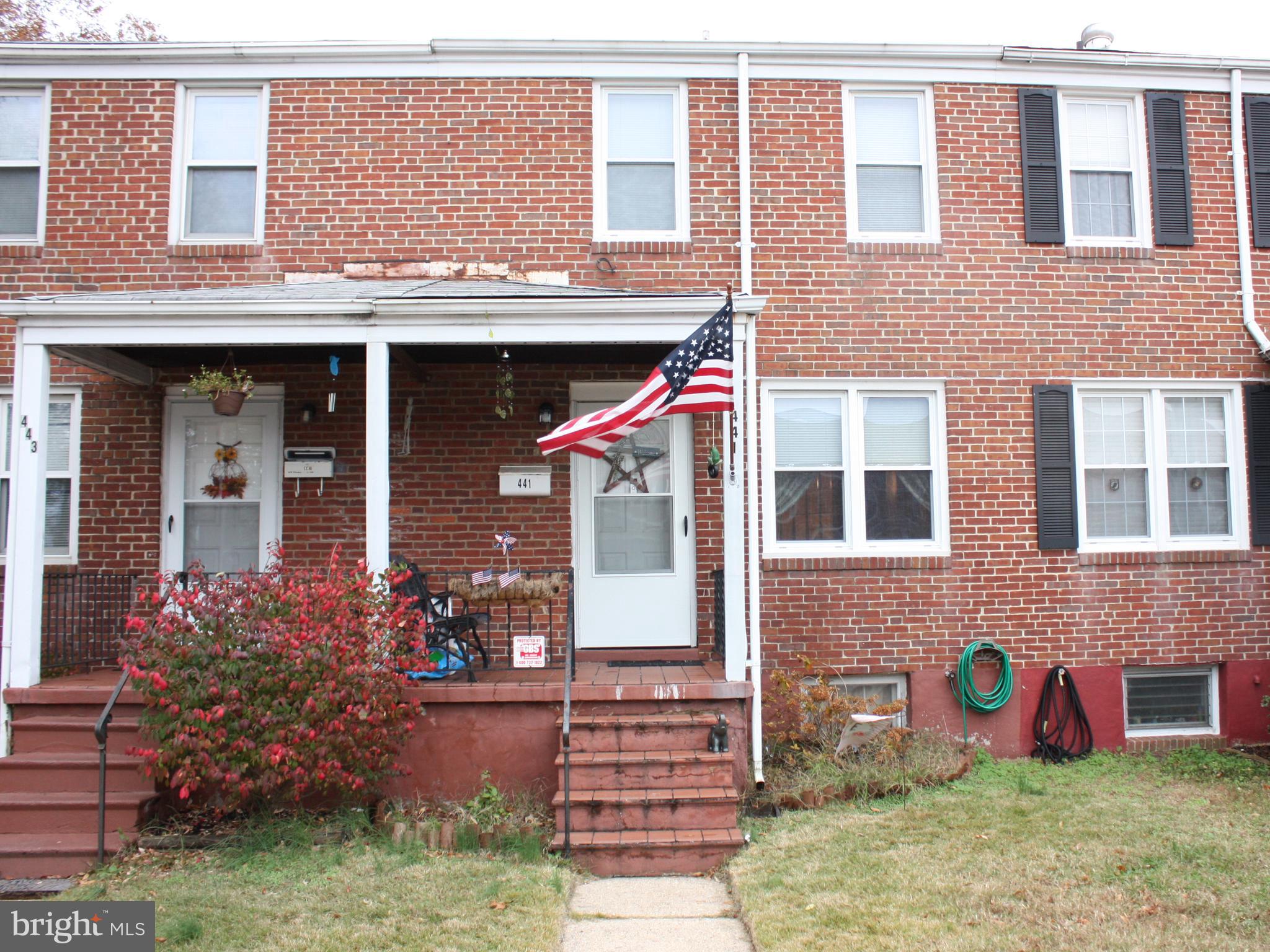 All brick town house in the heart of Glen Burnie for less than rent.  Many recent improvements, including  new appliances and cozy gas heat and A/C! Upper level affords two generous sized bedrooms and full bath. Finished room in LL could be 3RD BR or family room area.  Walk out to backyard. This adorable home is chock full of character and charm! No monthl