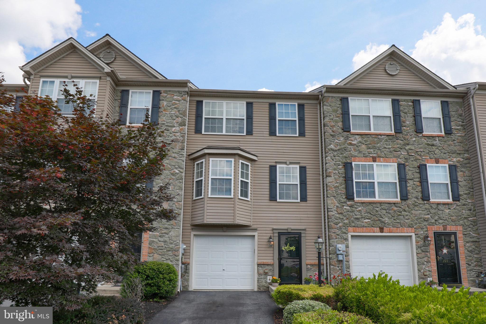 Enjoy maintenance free living in this beautifully maintained townhome in the popular Manor Oaks Community! Featuring 3 bedrooms and 2 1/2 bathrooms, this home has an open floor plan, master bedroom with full bath and walk in closet, new luxury vinyl plank flooring throughout the main living area, finished family room on the lower level, 1 car garage, and more. Within walking distance of Millersville University, this home is in an excellent location. Schedule your showing today! **coat closet inside front door has plumbing roughed in for a half bath. **
