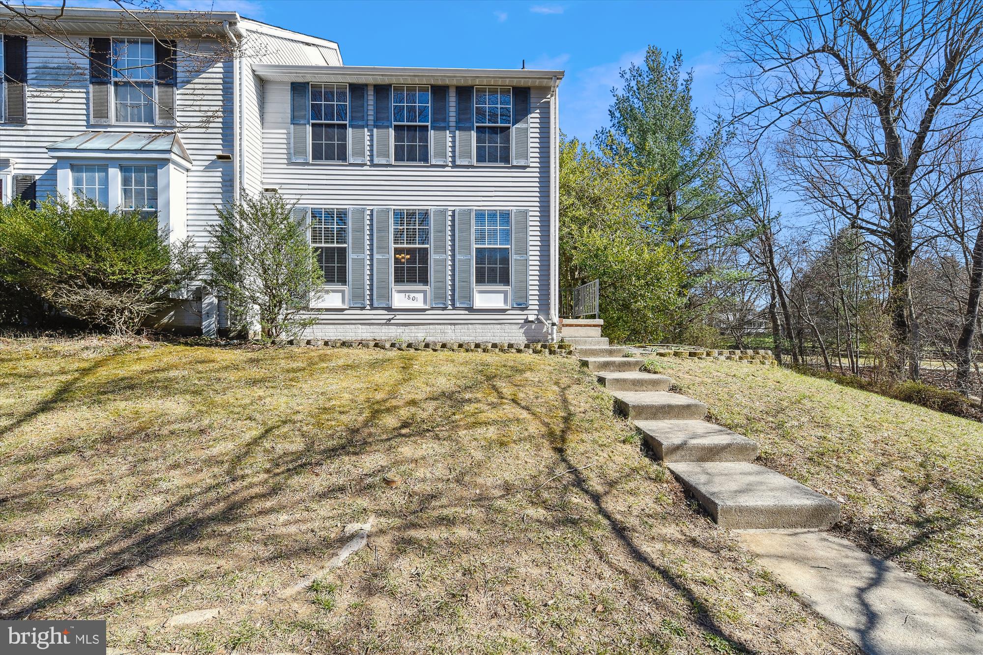 Welcome to 1801 Chester Way in charming Bel Air, MD! Get ready to fall in love with this stunning end-of-group townhome in the popular Village of Thomas Run. This home features 3 bedrooms, 2 full baths, and 2 half baths, offering nearly 1,900 sq ft of beautifully updated living space that checks all the boxes.

The main level flows into a spacious kitchen and opens to a large deck overlooking a private, fully fenced, landscaped yard with mature trees and serene views of the woods. The upper-level primary suite boasts an updated en-suite bath, and the entire home is filled with natural light and modern touches. Enjoy gleaming hardwood floors throughout the main and upper levels, and brand-new Lifeproof™ flooring in the finished lower-level family room, which is perfect for movie nights, a playroom, or a home office.

Recent major updates provide peace of mind: a new water heater (2023), a new heat pump (2020), and a roof installed around 2016, along with many other modern enhancements.

Additionally, a walking path conveniently leads straight to C. Milton Wright High School, and there’s easy access to the community playground, the town of Bel Air, APG, and commuter routes. This home is move-in ready and waiting for you! Don’t miss out—schedule your private tour today before it’s gone!