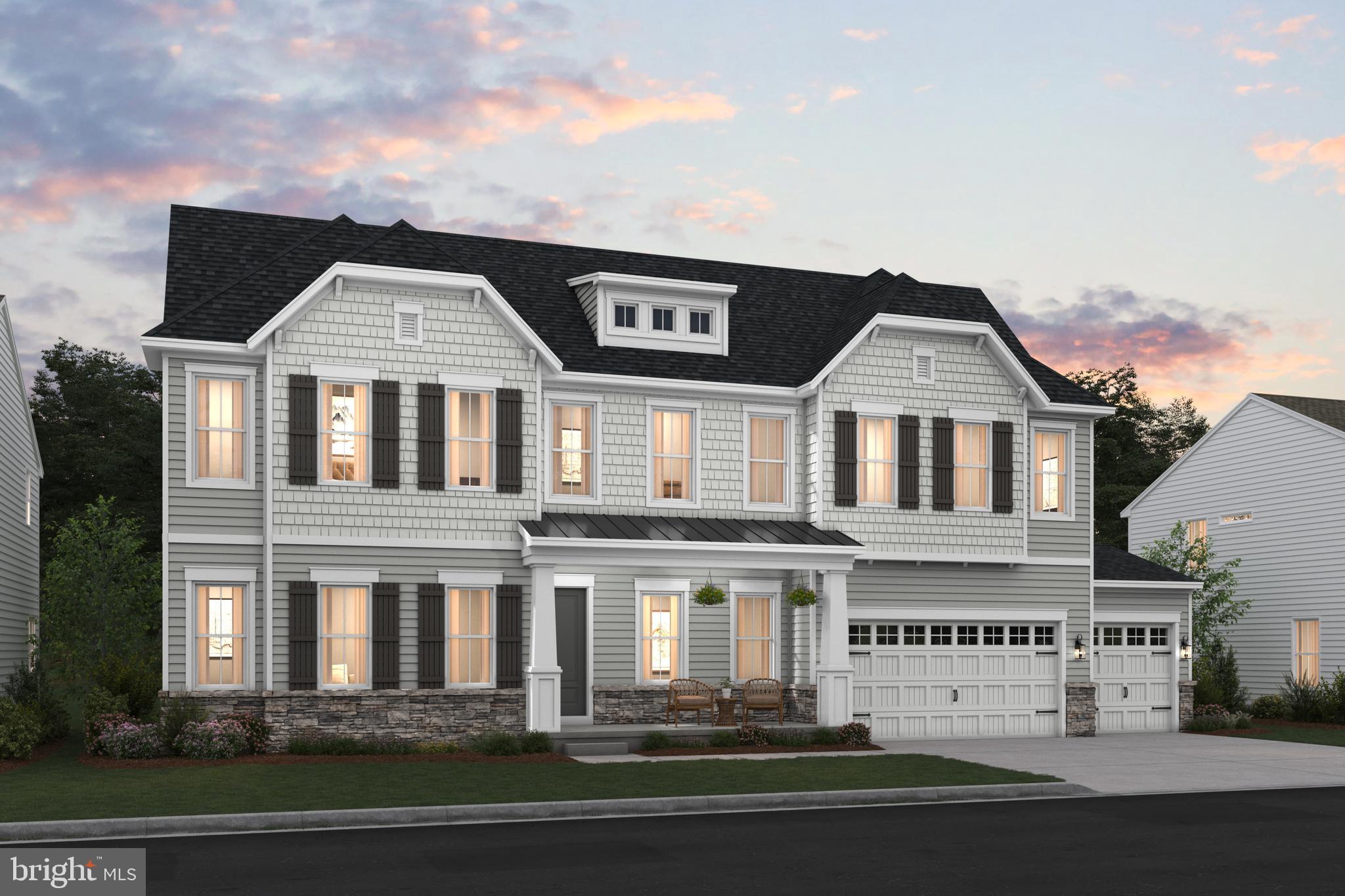 SAMPLE LISTING AT BASE PRICE - not including any options or upgrades****NEW HOME DESIGN -THE MONTPELIER FLOORPLAN FEATURES:  Everything you are looking for in main-level living.  The main level includes 10-foot ceilings and a soaring two-story great room adjoining a luscious kitchen with over-sized island with pendants above, ceramic backsplash, stainless steel appliances including a  gas range with vented decorator hood, separate built-in wall oven, built-in microwave, dishwasher and refrigerator.  The sunny breakfast/dining area opens to the included covered deck with option for screening.  Also in this design is a formal dining room and private home office, PLUS a main level primary bedroom suite with tray ceiling, double-walk-in closet and large attached bath with seated walk-in shower and option for free-standing tub; and a second main level bedroom  for guests or other family members with private attached bathroom with walk-in shower.  The second level includes up to three (3) additional bedrooms and large loft area perfect for hobbies, a library or more;.
***Old Dominion Meadows -- These gorgeous estate homes on sprawling 10-acre lots offer tranquility, privacy, and convenient access to employment hubs and area attractions.  BY APPOINTMENT ONLY.  RENDERINGS/PHOTOS ARE REPRESENTATIVE ONLY AND MAY SHOW OPTIONS OR DECORATOR ENHANCEMENTS.  PRICES AND TERMS SUBJECT TO CHANGE.  THIS IS A SAMPLE LISTING AT BASE PRICE - not including any options or upgrades.  Lot premiums may apply.