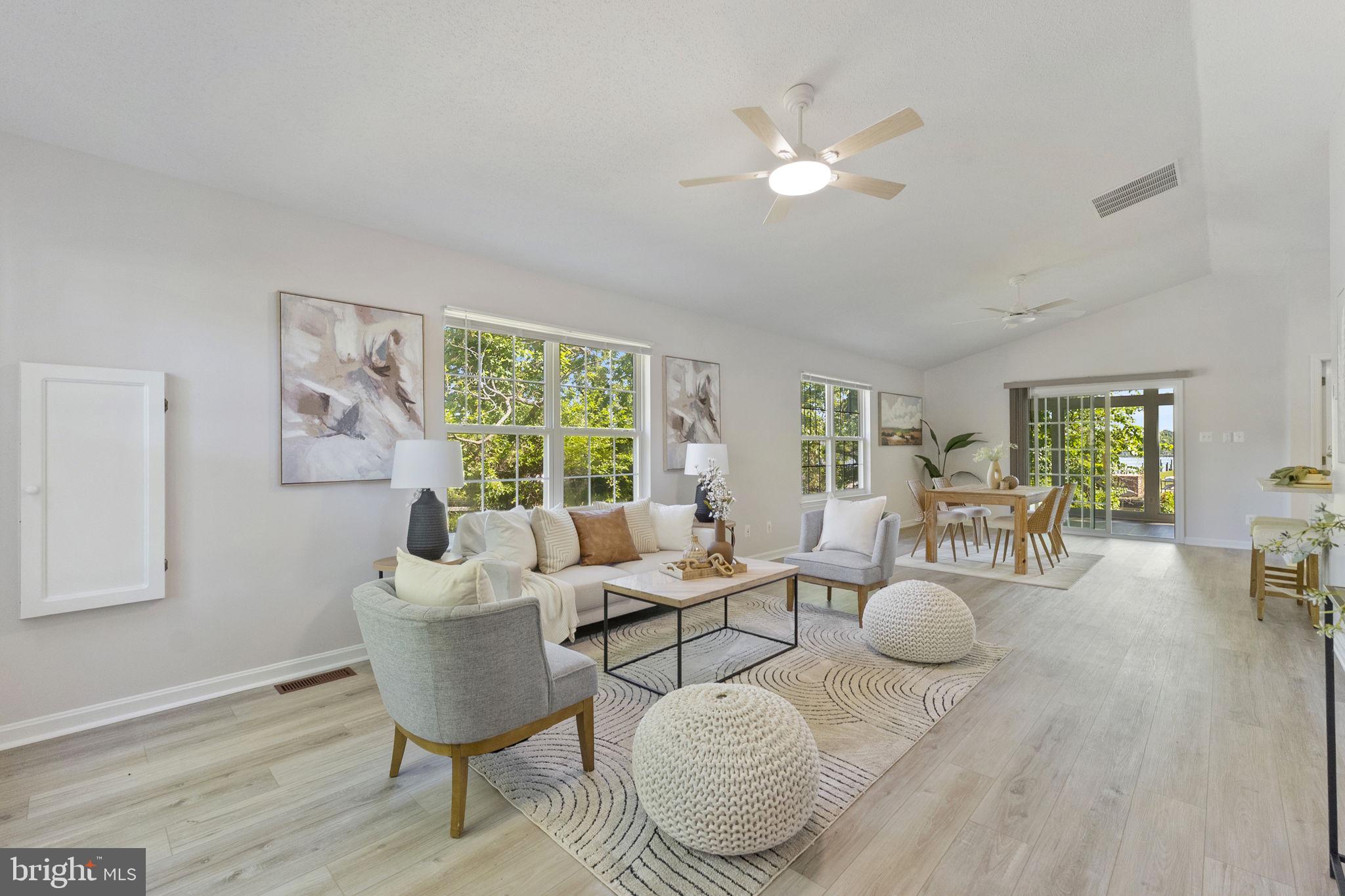 What a cute waterfront home with direct access to Neale Sound, making it perfect for kayaking, paddle boarding, fishing, and enjoying everything waterfront living has to offer. Best of all, no flood insurance is required.

Take in peaceful water views from your light filled sunroom, the perfect spot to enjoy your morning coffee or unwind at the end of the day. Outside, you'll find a nice yard with plenty of space for gardening, relaxing, or hosting summer barbecues with friends and family.

This lovely renovated home features 3 generously sized bedrooms and 2 full bathrooms. The open floor plan is enhanced by vaulted ceilings and abundant natural light that fills the home with warmth and charm. The spacious eat in kitchen offers an impressive amount of cabinet space, making meal prep and entertaining a breeze. An oversized laundry room provides excellent additional storage.

Located in the heart of Cobb Island, this property offers incredible potential as a vacation home or Airbnb. Walk to local restaurants, the grocery store, and enjoy the laid back waterfront lifestyle that makes Cobb Island such a special place to call home.

Waterfront property at $400,000 is becoming increasingly hard to find, especially one that has been so well maintained and is move in ready. Opportunities like this do not come around often. Schedule your showing today because this one is sure to sell quickly.