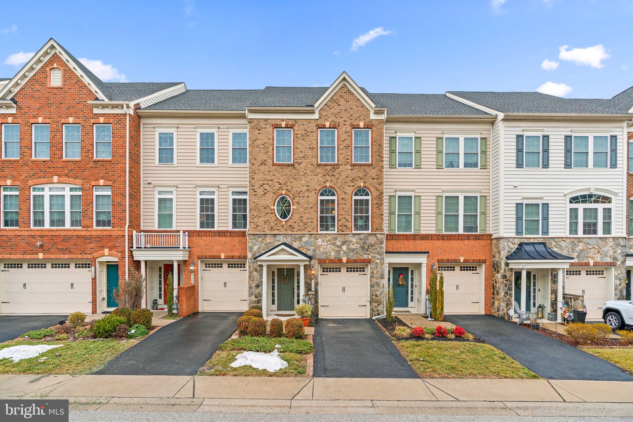 Gorgeous 3 Level 3 Bedroom 2.5 Bath luxury Brick Front Townhome in sought at Deep Creek Village. Home features an open concept kitchen with cherry cabinets, granite counters, large center island, stainless steel appliances and hardwood floors. Trex deck off kitchen with sliding door. Upper level with 3 generous bedrooms. Primary bedroom bath includes 2 walk in closets ensuite bath with double vanity, shower and soaking tub. Fully finished lower level with high ceilings and prewired surround sound. 1 Car gar with driveway. Close to restaurants, shops and route 50- A Must See!