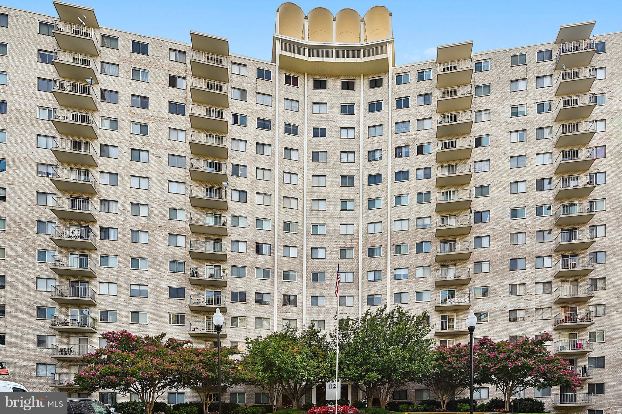 Amazing view from 12th floor unit with balcony.  This 2 bedrooms 2 bath apartment is bright, has wood floors and open kitchen to the family room. Almost new gas stove and granite countertops. This popular building is secure with a concierge, mail room with package pick up, tennis courts, laundry room, outdoor pool and ample parking. Fresh paint, new shades and lighting.
Shopping at Kemp Mill Shopping Center and Sligo Creek Park are nearby. Close to FDA, I495 and I200
Financial Info, Lender's pre-approval letter and GCAAR contract. Sold As Is.
