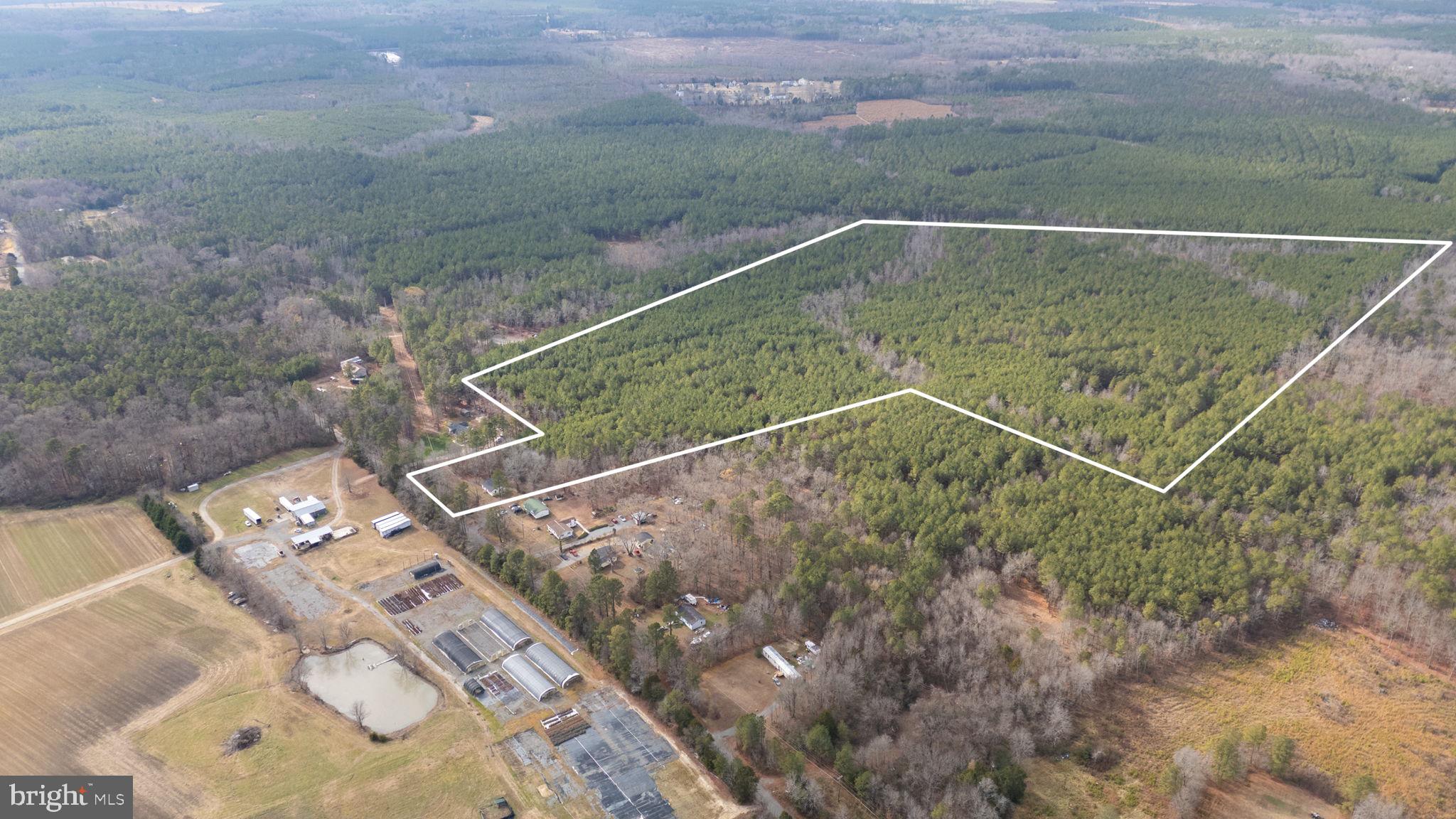 Builders, Developers, Entrepreneurs, a total of 64.045 +/-  acres in Caroline County, Virginia, primarily undeveloped land can be yours. It is less than one minute from Route One and nicely situated between Washington, D. C. and Richmond, Virginia. You can get to Interstate 95, Carmel Church, exit 104 in less than 5 minutes for travels north or south. This listing at 23206 Telegraph Road, Ruther Glen, Virginia 22546 contains a residence with a new roof that is sold As-Is, Where is, with all faults is on 12 acres known as tax map 82-A 13.  It will be sold along with the adjacent parcel, containing 52 acres of undeveloped land, tax map 82-A-14, MLS#  VACV2009296. There are many uses for this land such as detached, single family dwellings, places of worship, nurseries, greenhouses, game preserves, wildlife sanctuaries, conservations areas, public facilities, public utilities, manufactured  homes, family cemetery, family divisions and many more including special exception uses. Verify your usage plan with Caroline County, Department of Planning and Zoning. Locally, it is 24 miles from Fredericksburg, Virginia, 15 miles from soon to open Kalahari Resorts and Conventions, 26 miles from Richmond, Virginia, just minutes from Caroline County Fire and Rescue Station, Carmel Church Loop and 9 miles from Kings Dominion.  You can take flights out of Ronald Reagan National Airport and Richmond International Airport or rail from Amtrak and VRE out of Spotsylvania, Virginia or Fredericksburg. Spotsylvania Regional Medical Center, Mary Washington Hospital and VCU Medical Center Main Hospital are nearby Hospitals. There are many shops and restaurants along the Route 1 corridor. The area is attractive for new development ventures. You must have an appointment to be on the land. No trespassing is allowed.
