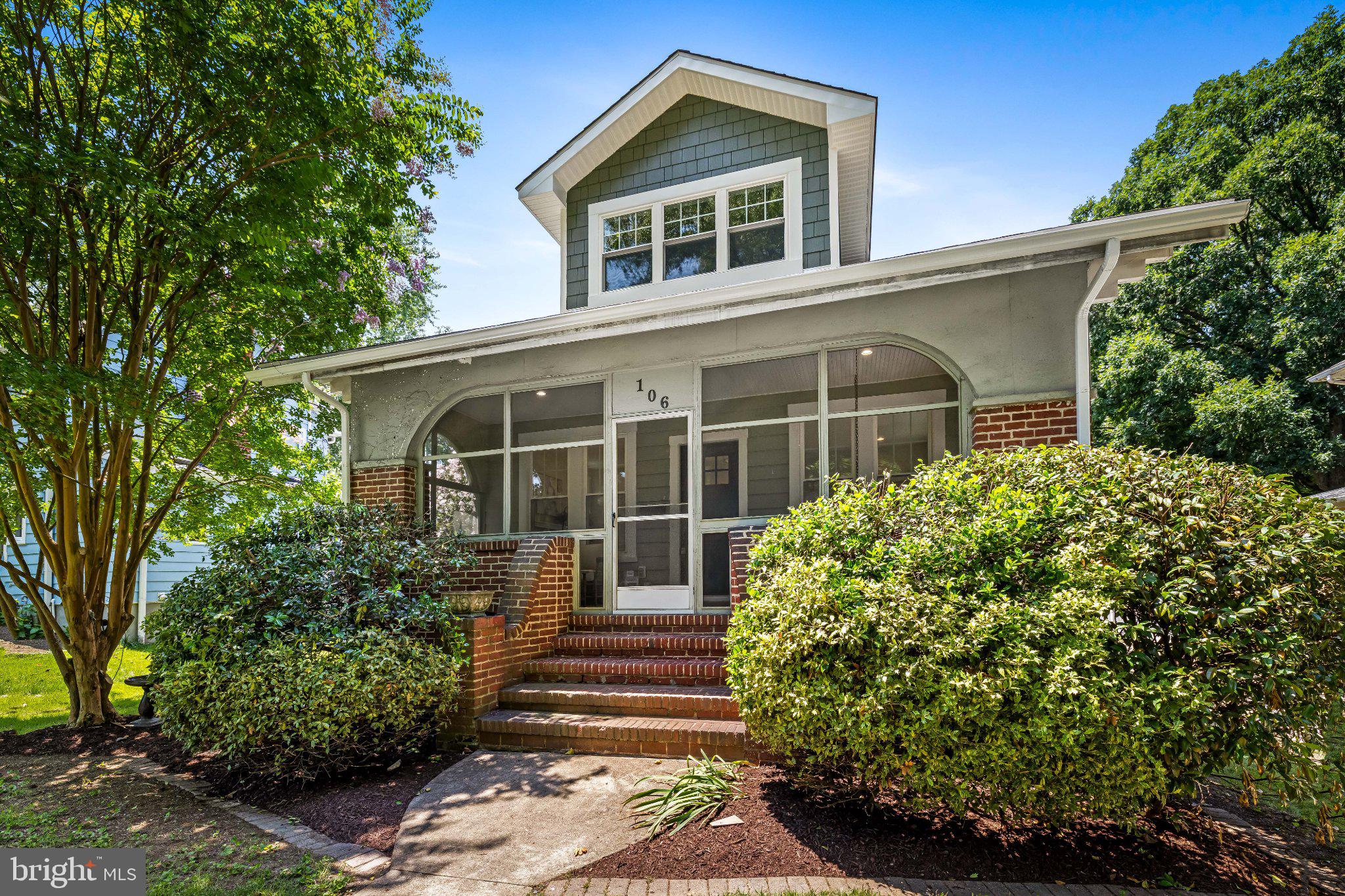 Welcome to this storybook Craftsman-style Cape Cod, where timeless character meets the confidence of an exceptional renovation. This home is not a quick flip story, but a thoughtful renovation by the homeowners. The long term owners made the thoughtful renovations. From the moment you arrive, the inviting screened front porch and picturesque curb appeal create a warm first impression that feels as though it belongs in the pages of a classic novel.

Inside, beautifully new hardwood floors with custom inlay detailing set the tone for a home that seamlessly blends historic charm with modern craftsmanship. The light-filled living room is anchored by classic built-in cabinetry, while the completely redesigned kitchen serves as the heart of the home with custom white Craftsman cabinetry, quartz countertops, stainless steel appliances, recessed lighting, and a gas range that is equally suited for everyday living and entertaining.

The thoughtful floor plan offers flexibility for every stage of life, featuring a main-level bedroom, beautifully appointed full bath, and an adjoining den that provides the perfect space for a home office, reading room, or play area. Upstairs, a spacious loft creates an additional gathering space between two generously sized bedrooms, each offering walk-in closets, while the beautifully renovated bathroom showcases marble flooring, a custom marble tile shower, quartz countertops, and a double vanity. Additional attic eave storage provides convenient space rarely found in homes of this style.

The finished lower level expands the home's versatility with tall ceilings and endless possibilities for a family room, home gym, recreation area, or media room.

Beyond its undeniable charm, nearly every major component of the home has been thoughtfully updated throughout 2024 and 2026, including new windows, a high-velocity air conditioning system, new hardwood flooring, a new roof, gas water heater, upgraded plumbing and electrical systems, enhanced attic and exterior wall insulation, and beautifully renovated kitchen and bathrooms. These improvements allow the next owner to simply move in and enjoy the perfect balance of classic architecture and modern comfort.

Completing the property is an expansive backyard offering endless opportunities for entertaining, gardening, or play, along with a detached two-car garage that provides exceptional storage and functionality. This is more than a beautifully renovated home—it's a rare opportunity to own a timeless Craftsman where every detail has been carefully restored, reimagined, and ready for its next chapter.