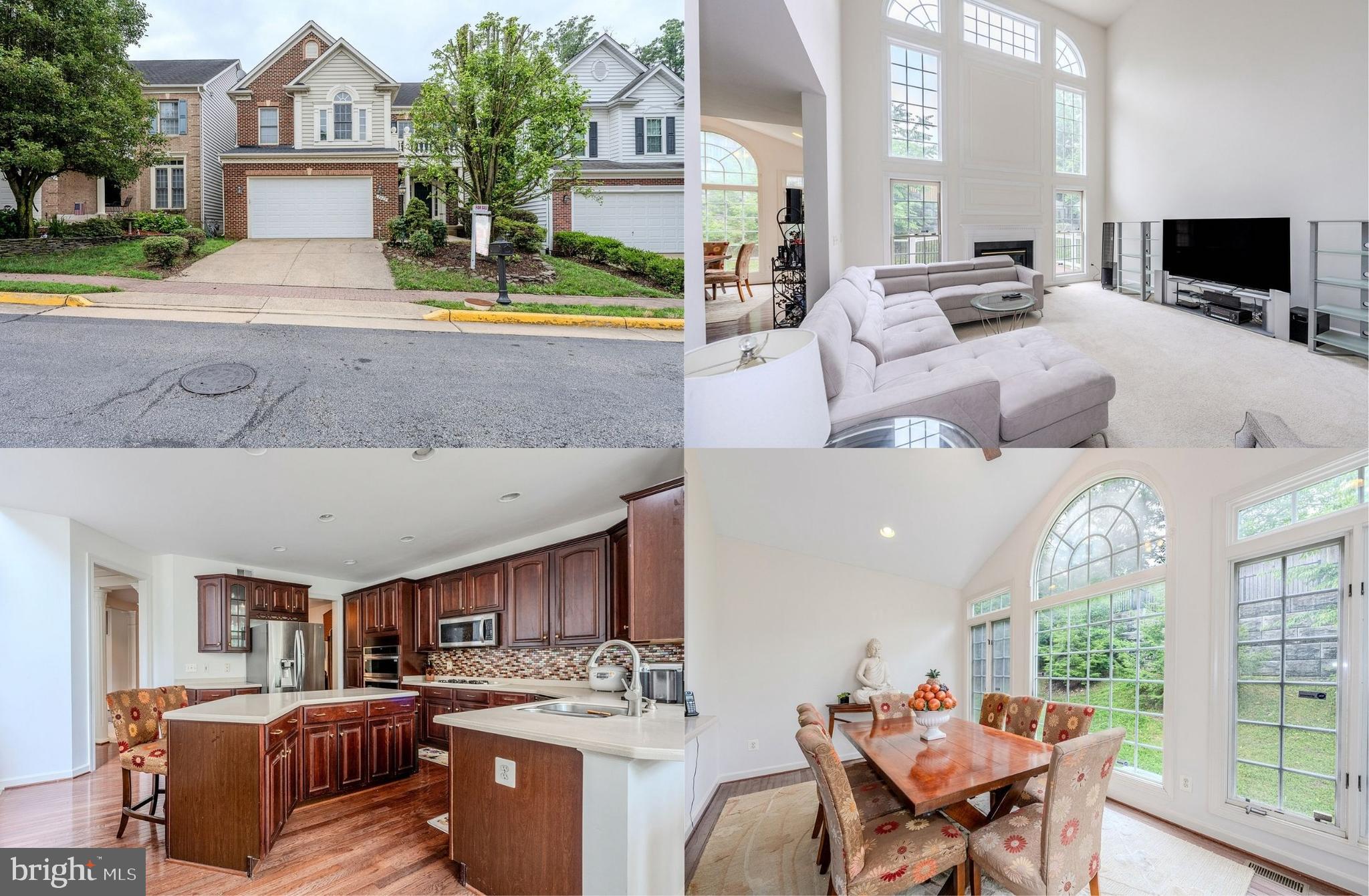 Located in sought-after Lorton Station community, beautifully appointed and thoughtfully designed, this spacious 4-bedroom, 2.5-bath single-family home offers elegant living spaces, a main-level office, 2-car garage, finished basement, and a prime location close to commuter routes, the VRE, Fort Belvoir, and charming Occoquan. From the moment you enter, you are welcomed by gleaming hardwood floors, soaring ceilings, decorative columns and moldings, an abundance of windows that fill the space with natural light, and a gracious main-level layout that blends formal entertaining with comfortable everyday living. The main level features formal living and dining rooms, a convenient powder room, laundry room, and a private office — perfect for working from home, study space, or a quiet flex room. The expansive kitchen is designed for gathering, offering a center island, stainless steel appliances, abundant 42” cabinetry, and a bright eat-in sunroom with a cathedral ceiling and walls of windows. Here, a French style door opens to the deck and backyard, offering a seamless indoor-outdoor flow perfect for morning coffee, summer dinners, or weekend entertaining. Steps away, the impressive two-story family room with a wall of stacked windows and a cozy fireplace creates a dramatic yet inviting space to relax, entertain, and enjoy time at home. Upstairs you’ll find the landing overlooking the foyer and family room below. The spacious primary suite with a deep tray ceiling provides a private retreat with a large walk-in closet and an en-suite bath featuring a soaking tub, separate shower, water closet, and a large dual sink vanity. Three additional bedrooms and a full hall bath complete the upper level, offering flexibility for guests, family, or additional living needs. The finished lower level expands the home even further with a large multi-area recreation and game room ideal for a media room, playroom, fitness area, or entertaining space, along with plenty of storage. Located in desirable Lorton Station, residents enjoy an outdoor pool, sports courts, trails, community center, playgrounds, and more. With quick access to I-95 and Route 1, walkability to the VRE, and Fort Belvoir and Occoquan just minutes away, this home offers the perfect blend of comfort, convenience, and community.