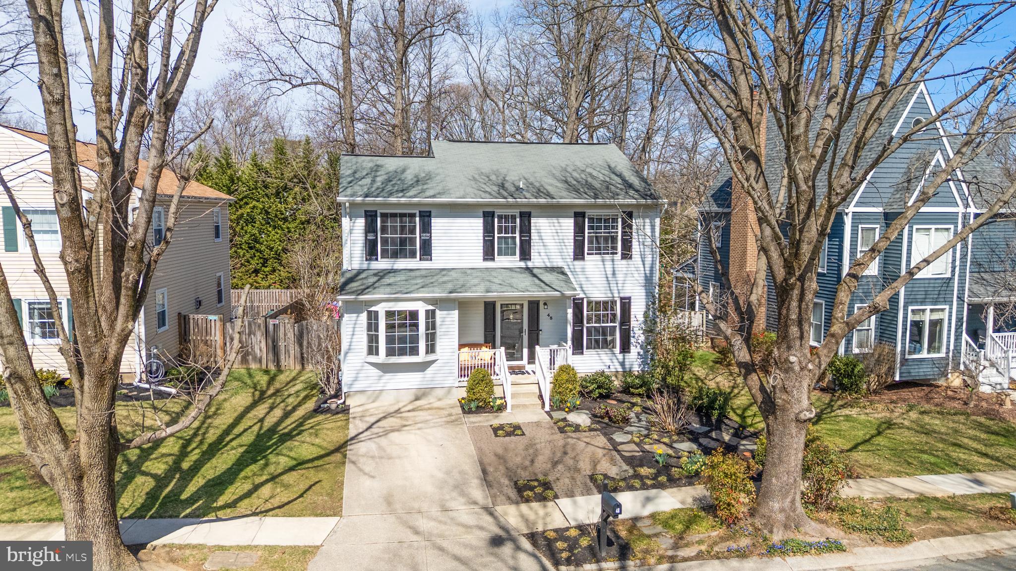 Stunning 4-Bedroom, 2.5-Bath Colonial Home! Nestled in a peaceful cul-de-sac, this spacious colonial home offers over 2,500 sq. ft. of beautifully finished living space. It backs to a serene community park and playground, perfect for family enjoyment. Enjoy an open floor plan with gleaming hardwood floors throughout, creating a bright and inviting atmosphere. The main level features a cozy living room, a formal dining room, and a spacious family room, ideal for relaxation and entertaining. Step outside onto the screened porch and fenced yard, perfect for outdoor dining or simply enjoying the views. The fully finished basement offers additional living space, perfect for a recreational room or home theater. Conveniently located near shopping, dining, and more, with easy access to all major routes for commuting.
This home combines comfort, style, and convenience—schedule a showing today!