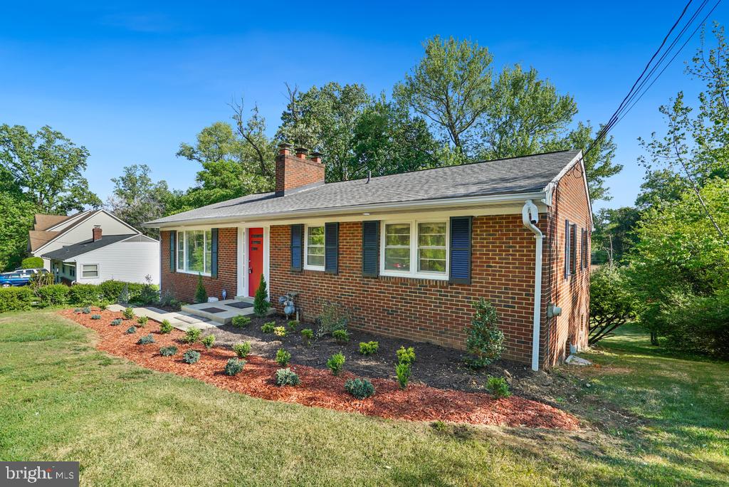 HUGE Surprise!  SO MUCH BIGGER THAN IT LOOKS!  Absolutely GORGEOUS 2880 Square Feet UPGRADED Renovation.  EVERYTHING is NEW in this BEAUTIFUL ALL BRICK HOME with 6 Bedrooms and 3 Bathrooms!  NEW Efficient HVAC!  NEWer Roof!  Brick Wall Entry Foyer, NEW Paint Throughout, NEW UPGRADED Flooring Throughout, NEW Gourmet Kitchen with UPGRADED Cabinets, NEW Quartz Counter tops, NEW Back splash, NEW Island with Seating, NEW UPGRADED Stainless Steel Refrigerator, NEW Stainless Steel Range, NEW Stainless Steel Dishwasher and NEW Built in Stainless Steel Microwave, Large Expanded Kitchen with Picture Window Looking out to the AMAZING Mostly Private Backyard with Mature Trees and Landscaping!  NEW State-of-the-art Light Fixtures ... NEW Electric Plugs, NEW Light switches Throughout, Living Room with Majestic Masonry Fireplace,  Primary Bedroom has NEW Reimagined Primary Bathroom with WHIRLPOOL Tub! 48 inch Vanity with DOUBLE Sinks,  NEW (almost entirely above ground) Finished Walkout Lower Level which Includes 3 Bedrooms, a Full Bath, BIG Masonry Fireplace with NEW Mantle, HUGE Family Room/Recreation Room COMBO with PICTURE Window, Laundry Room with NEW Front Load Washer & Dryer, Utility Sink and extra Refrigerator, PLENTY of room for In-Law Suite! NEW Landscaped Manicured Front yard.  Private Driveway!  From the road you can see The Potomac River, Woodrow Wilson Bridge and Alexandria Virginia.  Walk to Tanger Outlets, MGM, Gaylord National and all things National Harbor! 5 Minute Commute to DC, Northern Virginia and Beltway!  Please contact the Listing Agent with Questions.