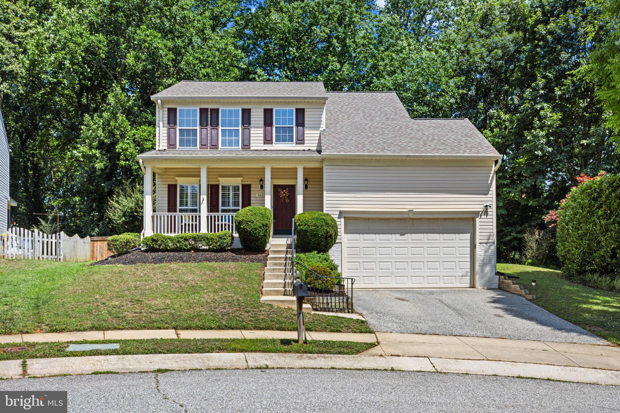 Welcome to 1432 Bretton View Road, a beautifully updated colonial tucked away on a desirable corner lot in Bay Watch Estates, one of the Broadneck Peninsula's most convenient communities. Offering the perfect balance of privacy and accessibility, this home is just minutes from Route 50, downtown Annapolis, marinas, parks, shopping, and commuter routes to Baltimore and Washington, D.C.
Inside, the sun-filled main level is designed for comfortable everyday living and effortless entertaining. A formal dining room, renovated powder room, and spacious family room create inviting gathering spaces, while the kitchen serves as the heart of the home with 42-inch cabinetry, granite countertops, a center island, and a sunny breakfast area overlooking the backyard.
Upstairs, you'll find three generously sized bedrooms, including a spacious primary suite featuring an oversized walk-in closet and a beautifully renovated en-suite bath completed in 2022. An updated hall bath serves the additional bedrooms.
The unfinished lower level offers exceptional potential for future expansion, already equipped with a bathroom rough-in and egress window, making it ideal for a potential fourth bedroom, recreation room, gym, home office, or guest suite. 
Step outside to enjoy the large rear deck overlooking mature trees and a peaceful wooded backdrop, providing a private setting for morning coffee, outdoor dining, or relaxing evenings. Additional highlights include a one-car garage with extra storage space, a 30-year architectural roof installed in 2018, new kitchen appliances in 2020, and fresh interior paint completed in 2022.
Located within the highly regarded Broadneck school district, this move-in ready home presents an exceptional opportunity to enjoy the best of Annapolis-area living in a quiet neighborhood setting.