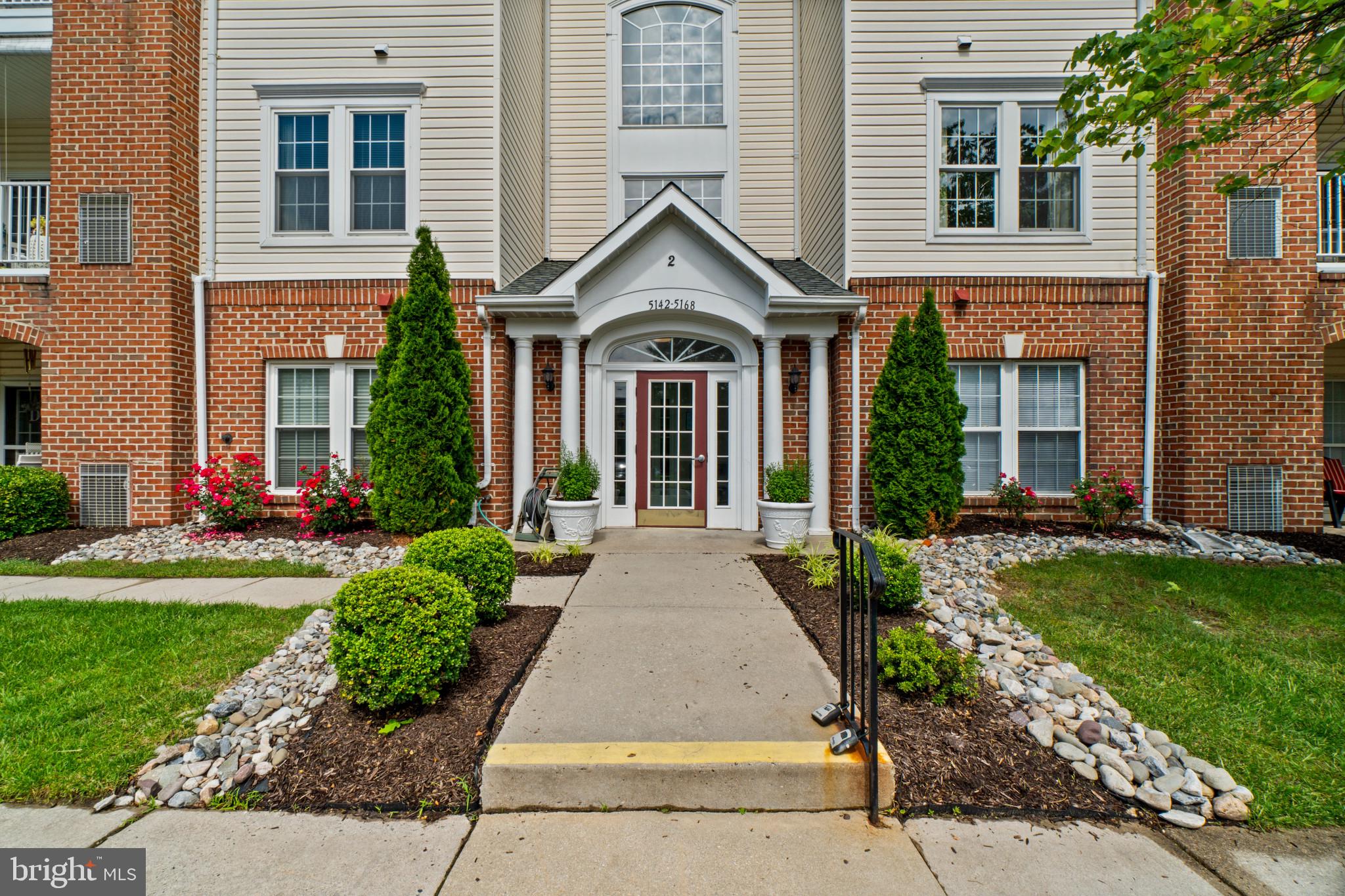 Beautifully maintained Devonshire II model offering 2 bedrooms, 2 full baths, a flexible den, and a private garden-level patio with peaceful tree-lined views and designated parking. This bright, move-in-ready condo features high ceilings, an open-concept layout, and an updated kitchen with granite countertops and a gas range. Elegant French doors lead to a versatile den ideal for a home office, guest room, or additional living space.
The spacious primary suite includes two large closets and a private en-suite bath, while the second bedroom and full hall bath provide comfort and flexibility for guests or family. Additional highlights include in-unit laundry, a sprinkler system, and a pet-friendly community. Conveniently located near White Marsh, Nottingham, Perry Hall, and Franklin Square Hospital, with easy access to shopping, dining, and commuter routes.