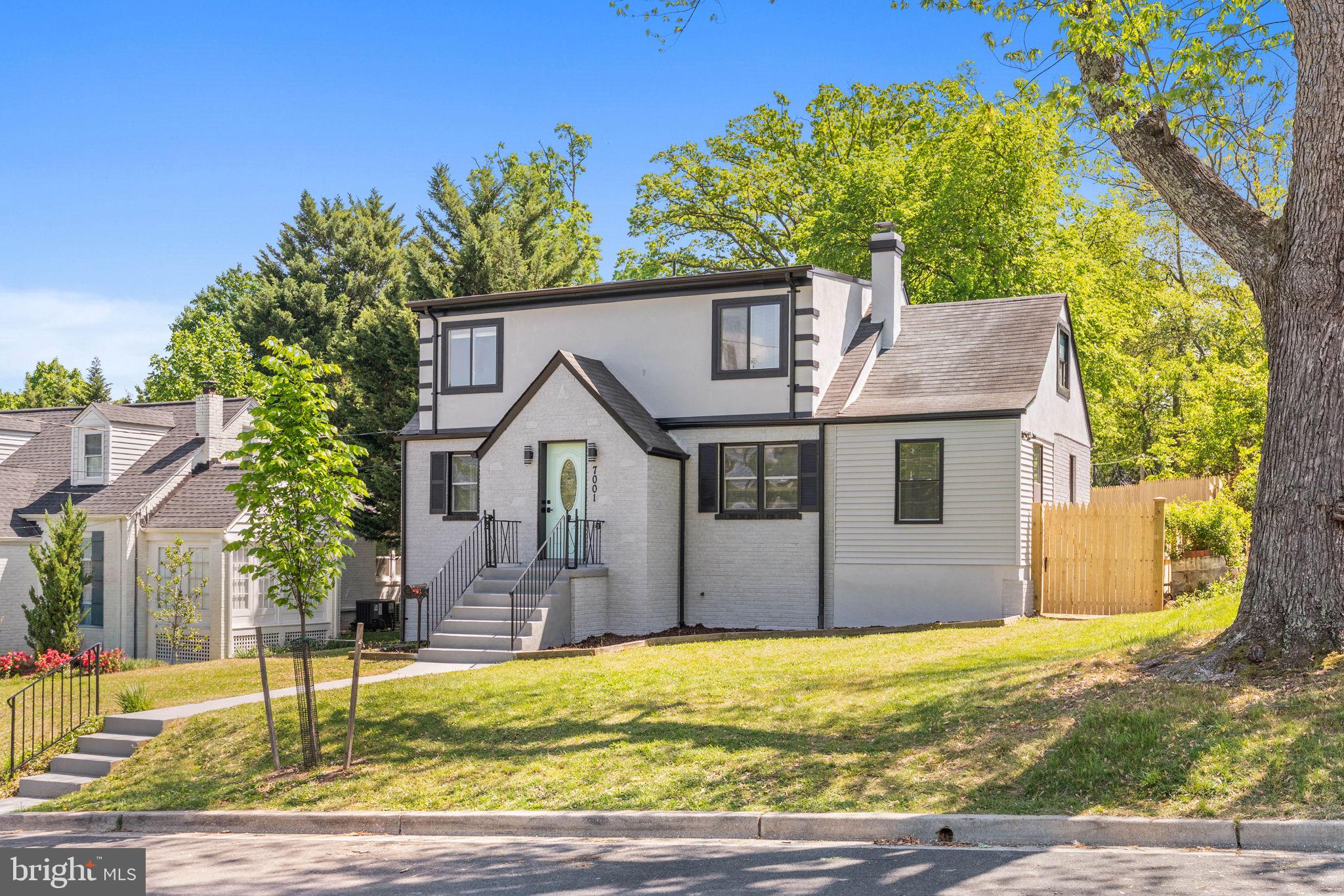 Welcome to 7001 Aspen Ave in Takoma Park — a beautifully renovated home where modern style meets comfort and convenience. Completely remodeled from top to bottom, this stunning residence features brand-new flooring throughout the main level and a thoughtfully redesigned kitchen with elegant quartz countertops and new stainless steel appliances, creating the perfect space for both everyday living and entertaining.
Step outside to enjoy a spacious deck overlooking the backyard, ideal for relaxing evenings or weekend gatherings.
Upstairs, the serene primary suite offers beautiful hardwood floors and a fully remodeled bathroom with quartz countertops and a double vanity, providing both style and functionality, and a separate sitting area. 

NEW PLUMBING AND ELECTRICAL SYSTEM, ALL APPLIENCE ARE NEW!

The fully finished basement adds incredible versatility, featuring two bedrooms, a living area, a full bath, laundry area, and a convenient kitchenette - perfect for guests, extended family, or potential rental income.

Located just about a mile from the Metro, this home offers excellent commuter access to major routes while still being close to nature and community charm. Enjoy nearby trails and green space at Sligo Creek Park, or explore the shops, dining, and vibrant atmosphere of Old Town Takoma.

This move-in ready home combines modern upgrades, flexible living space, and an unbeatable location in one of Takoma Park’s most desirable neighborhoods.